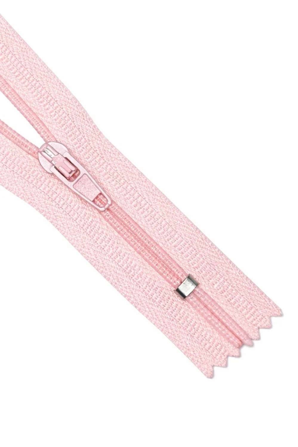 Light Pink Closed End Zip