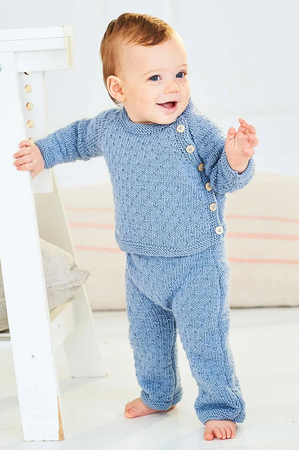 Cardigan and Trousers in Stylecraft Bambino DK (10241) Leaflet