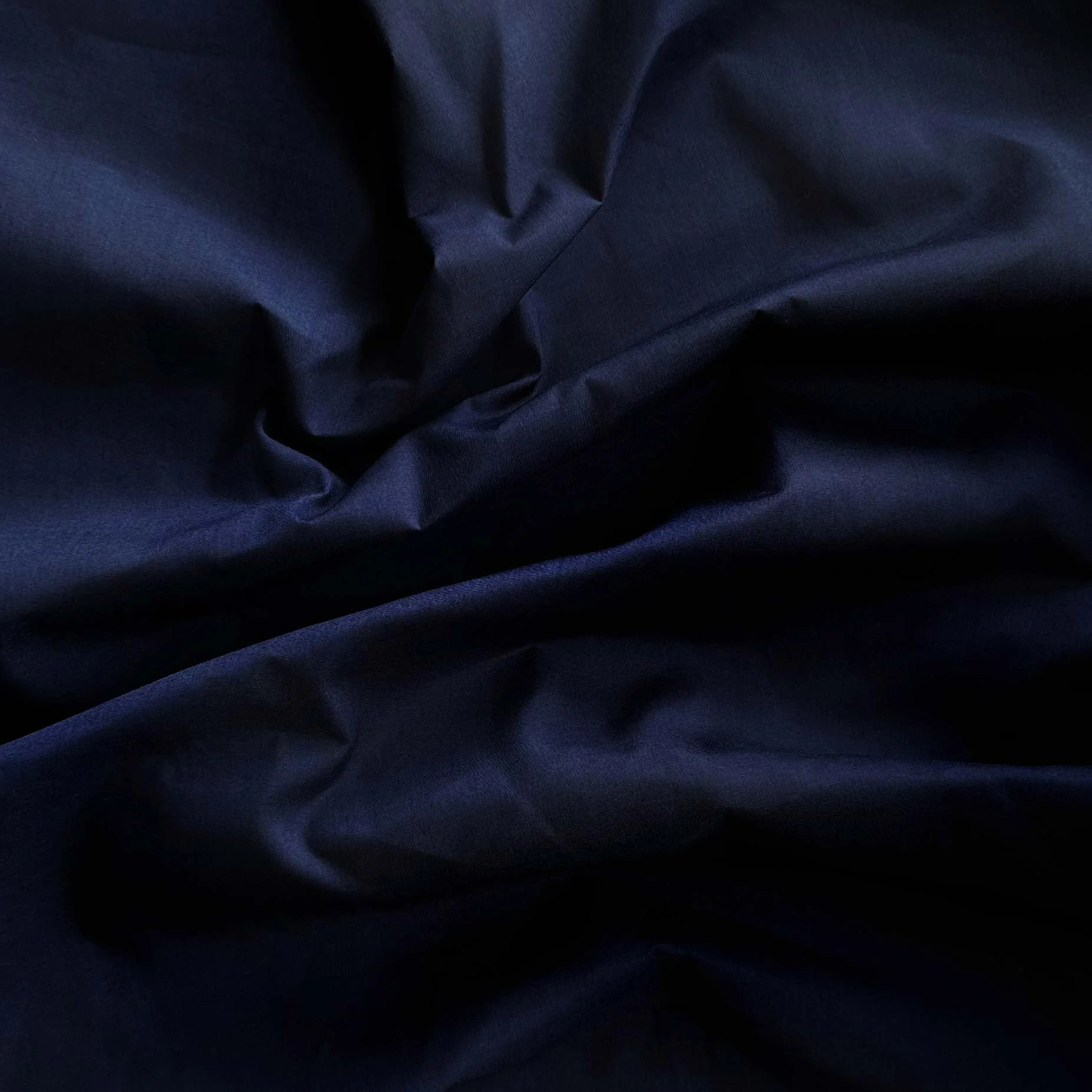 Navy Polycotton