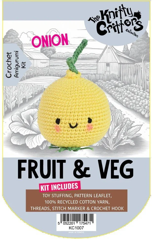 Pouch Pals Onion Amigurumi crochet kit