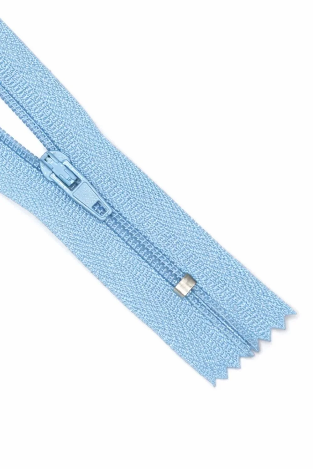 Light Blue Closed End Zip