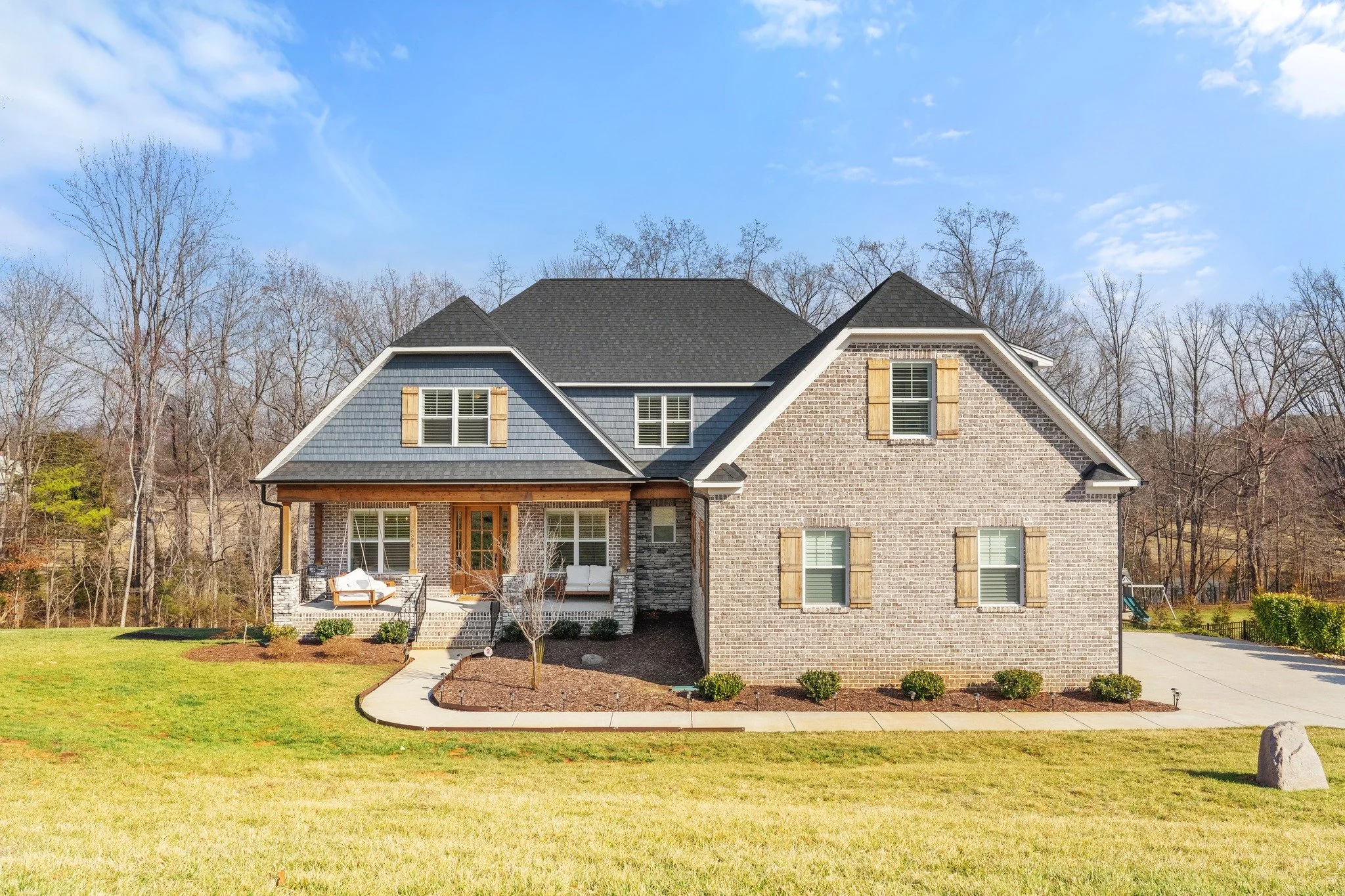 📍6374 Gumwood Rd in Oak Ridge, NC

A beautiful home tucked onto nearly an acre with the kind of spaces that make everyday living feel easy. The front porch welcomes you in, the living room feels warm and cozy around the fireplace, and the kitchen op