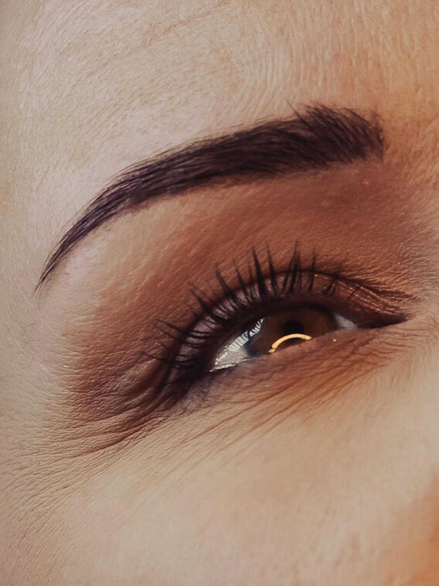 Enhanced definition brow treatment with deeper tint at BLINK Beauty in Renfrew