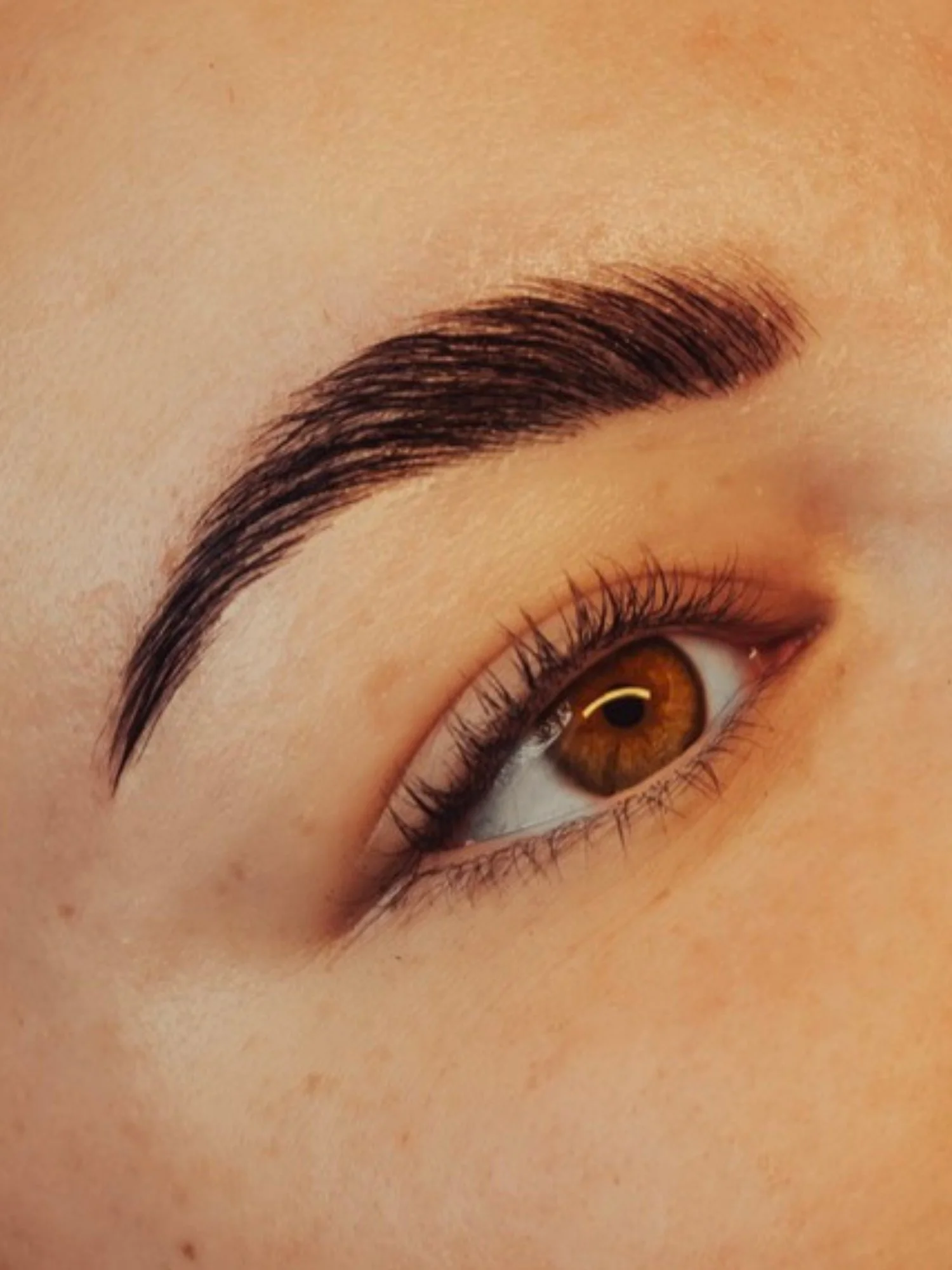 Brow lamination with enhanced definition for a bold yet refined finish at BLINK Beauty in Renfrew