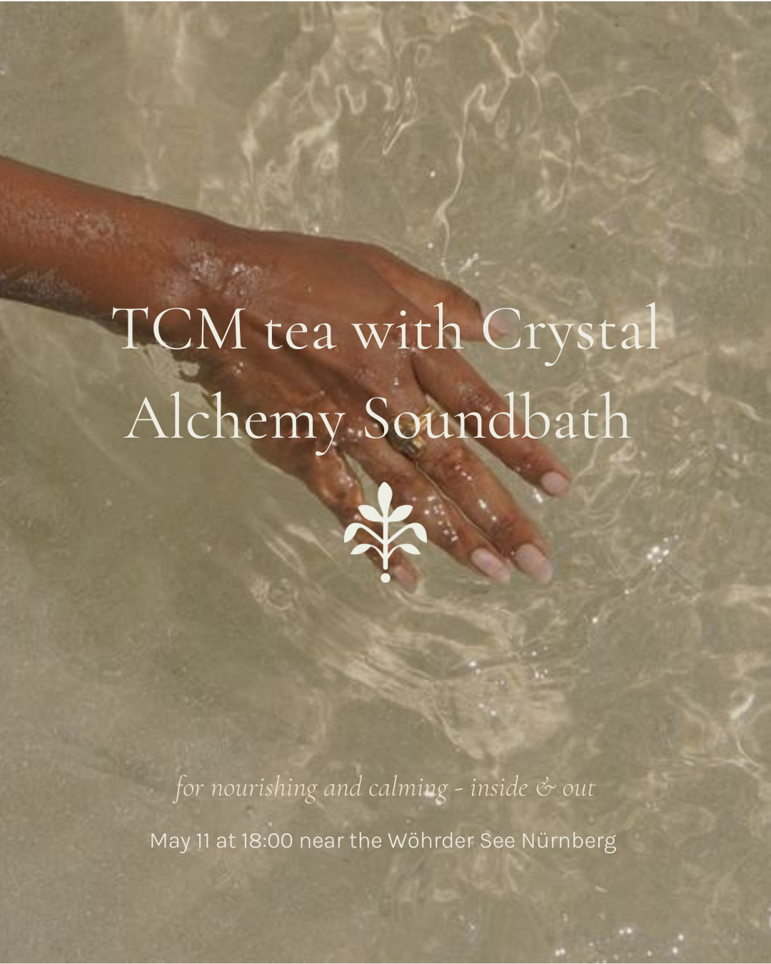 TCM tea with Crystal Alchemy Soundbath