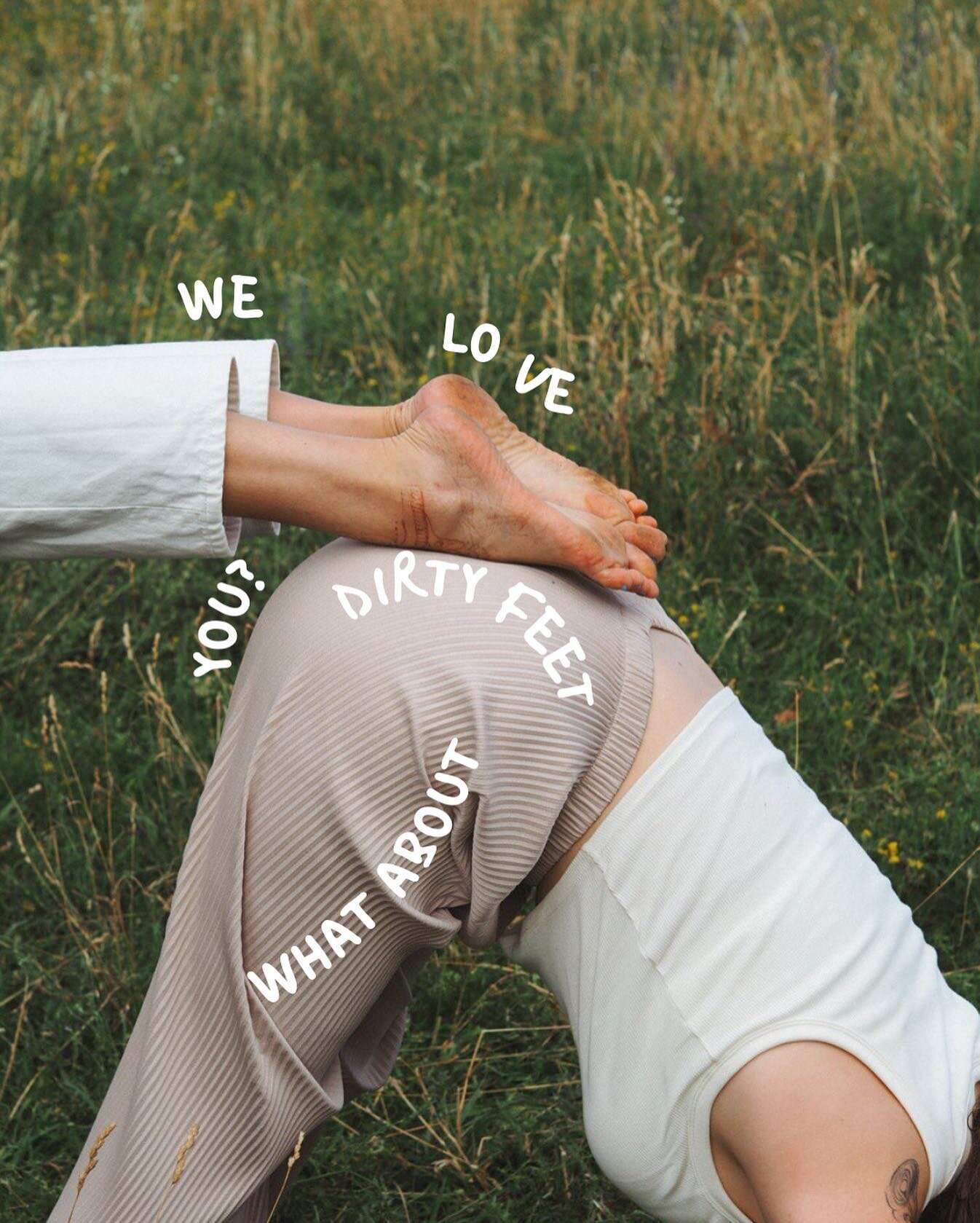 we love dirty feet, what about you? join us last days practicing outside 🌳🦶🏻
⠀⠀⠀⠀⠀⠀⠀⠀⠀
From Mo - Sunday, mornings and evenings, practice Hatha, Sound, Neuroscience at Viktoriapark, Rehberge, Treptower Park, Friedrichshain. 
⠀⠀⠀⠀⠀⠀⠀⠀⠀
Sign up with 