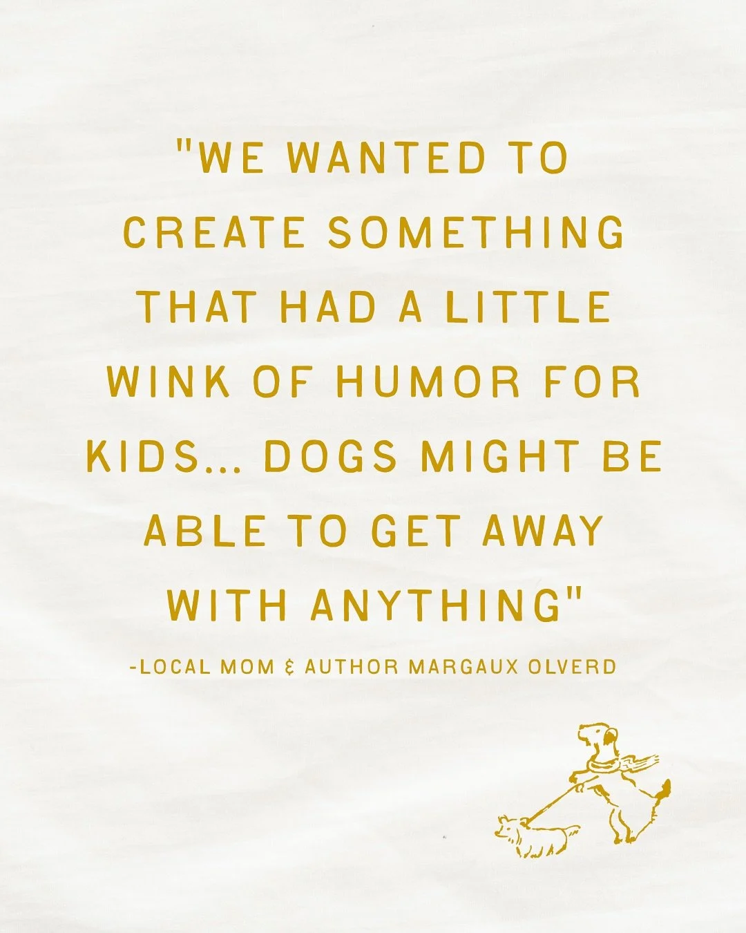 GIVEAWAY! 
Five copies of &ldquo;A Small Dog Story&rdquo; by local author Margaux Olverd! 📚✨

This sweet and hilarious children&rsquo;s book follows Miss Nancy&rsquo;s quest to figure out why dogs are suddenly everywhere - from cafes to casinos! Wri