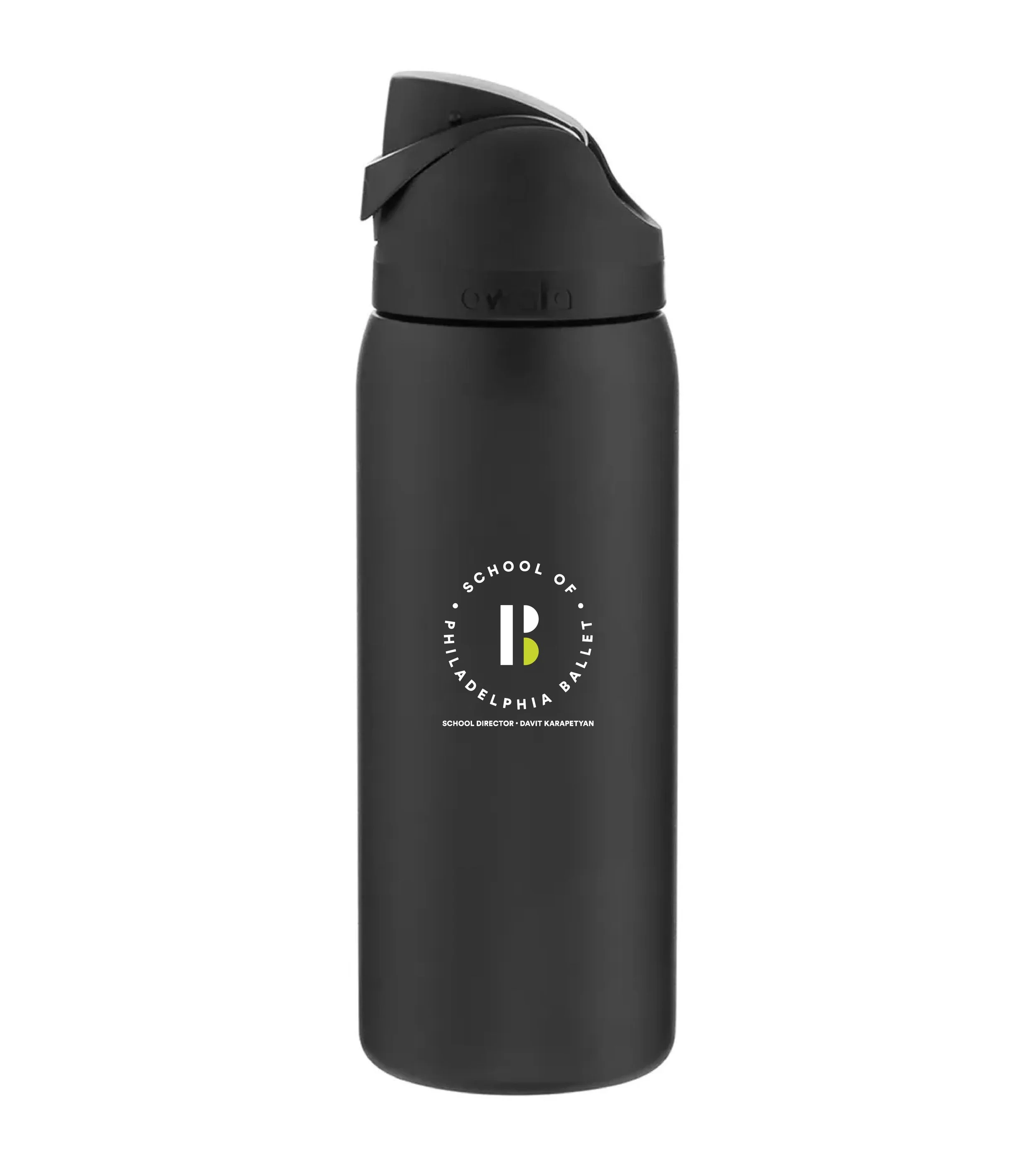 32oz Black Owala Water Bottle SPB Branded