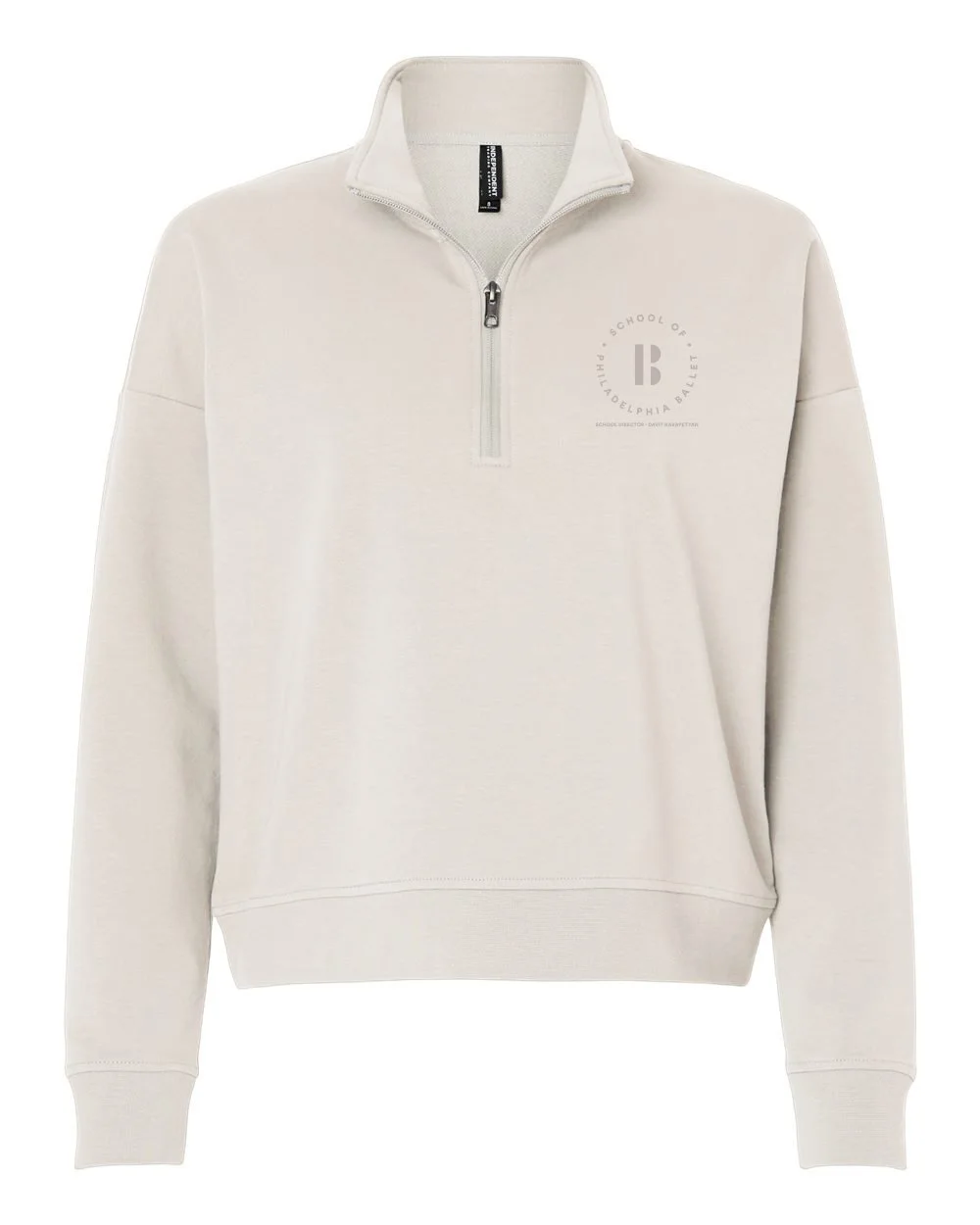 School of Philadelphia Ballet Branded Women's Quarterzip embroidered - ADULT
