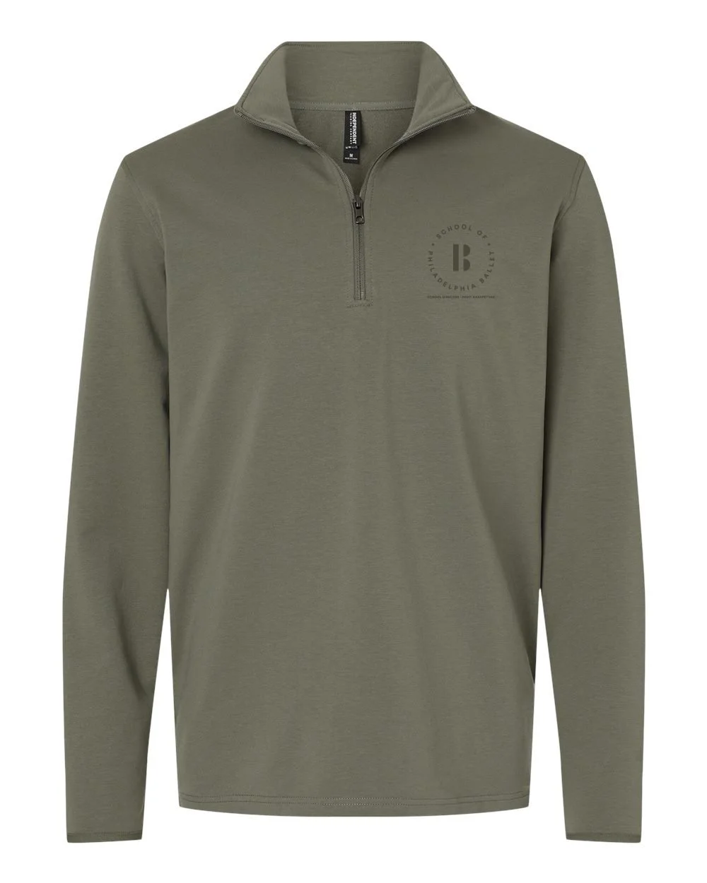 School of Philadelphia Ballet Branded Men Quarterzip embroidered - ADULT
