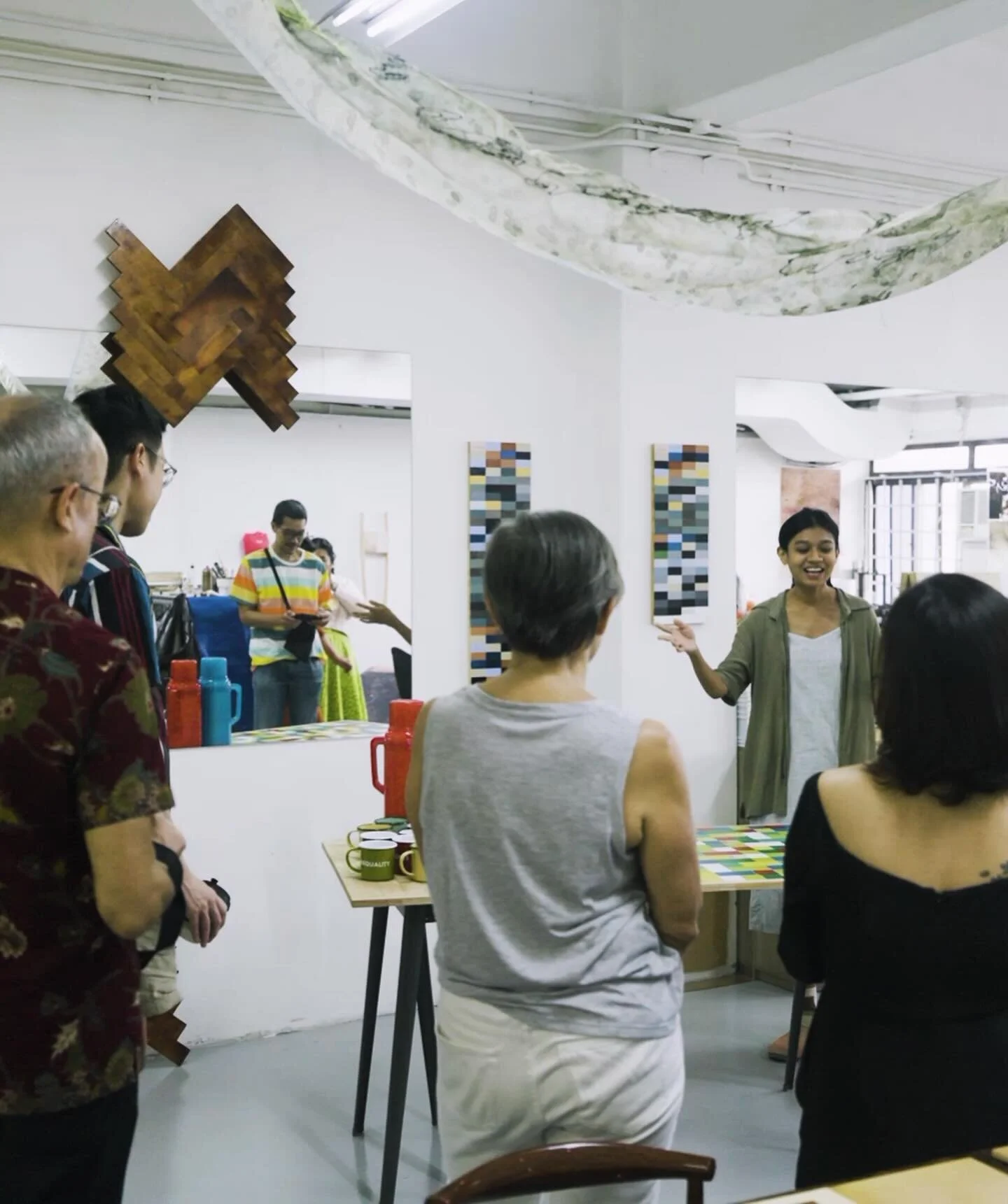 Thank you again @seafocus for including @latestudiosg as a part of your VIP programming during Singapore Art Week 2024 ✨we loved being able to share our work, both old and new with visitors. Thank you Michael Lee (@leehonghwee) for moderating, and De