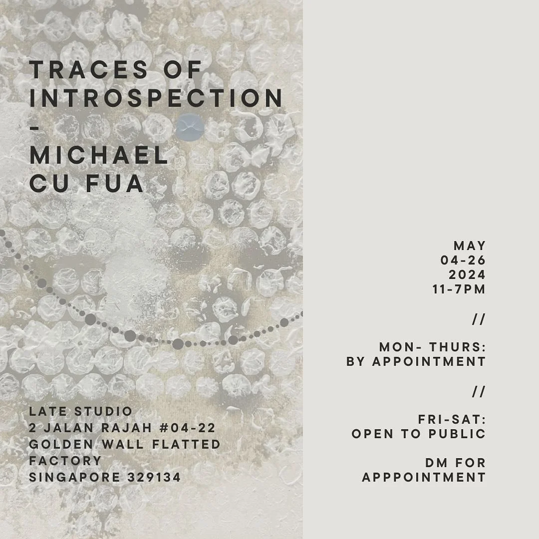 We are but a few days away from hosting our first exhibition in our space! Opening on the 4th of May, 4pm, do pop by and join us to celebrate @michaelcufua 

There are a list of programmes happening in the space too! See you there!