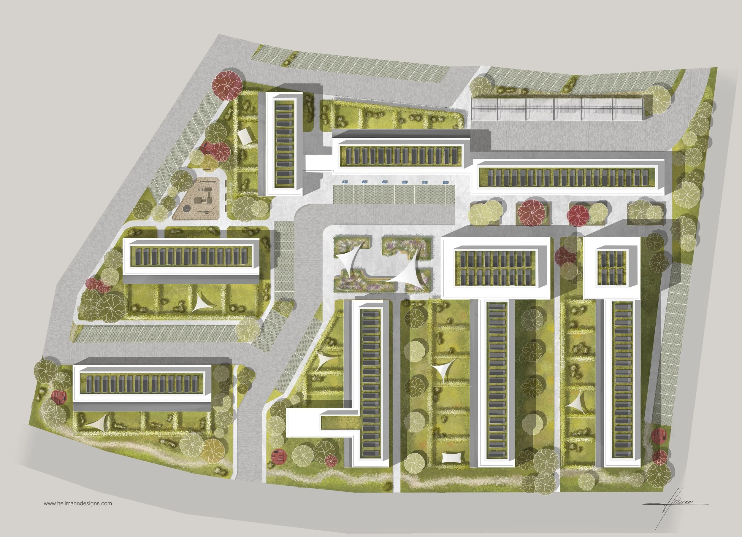 Visualisierung Lageplan, Nordrhein-Westphalen, DE