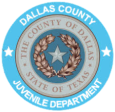Seal of Dallas County, Texas, featuring a star surrounded by a laurel wreath with inscriptions around the border.