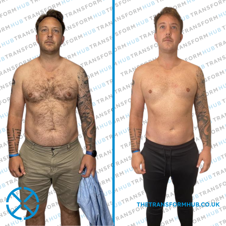 Alex's Transform Hub before and after result