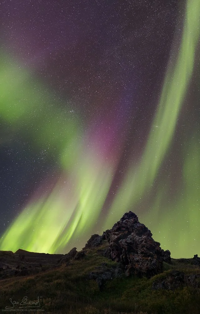 Unique vertical landscape panorama titled "Mole's Erotic Dream of Lava." Abstract volcanic shapes and textures of the rhyolite mountains in Landmannalaugar, Iceland. Captured by Jan Smid, Master QEP, during a 2015 photo expedition.