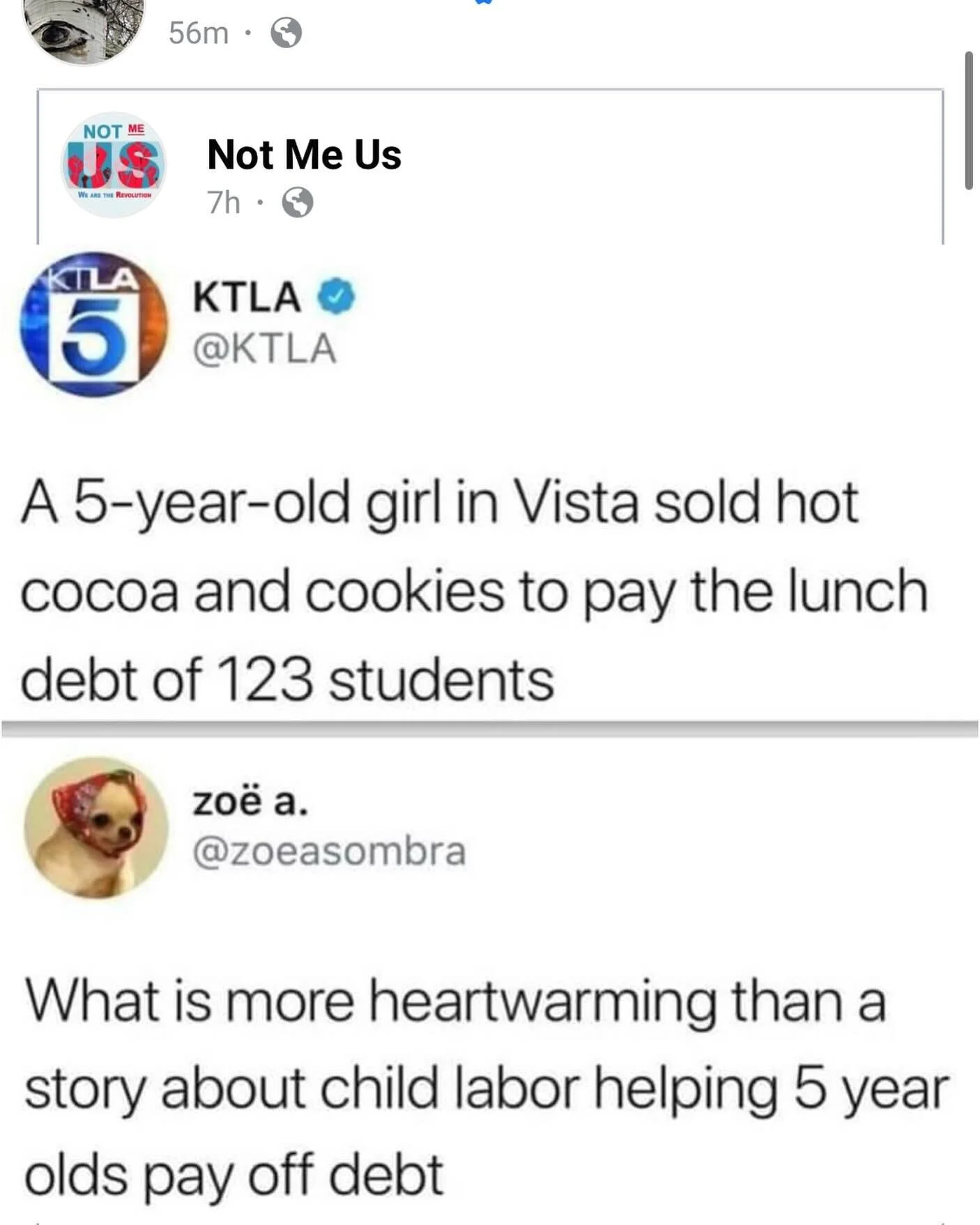 Not an #inspirationalnews story. #capitalisthellscape