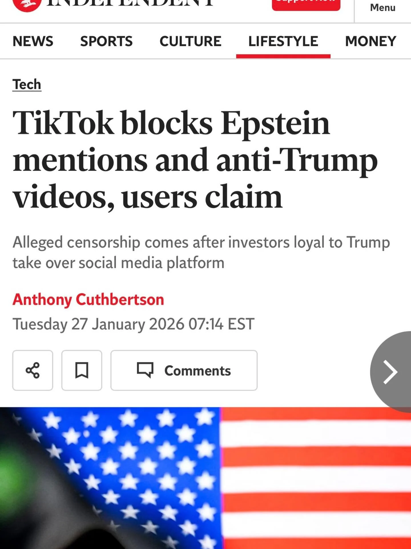 Who could have seen this coming. 🙄 The continued billionaire capture of the information sphere. #tiktok #censorship #epsteinfiles