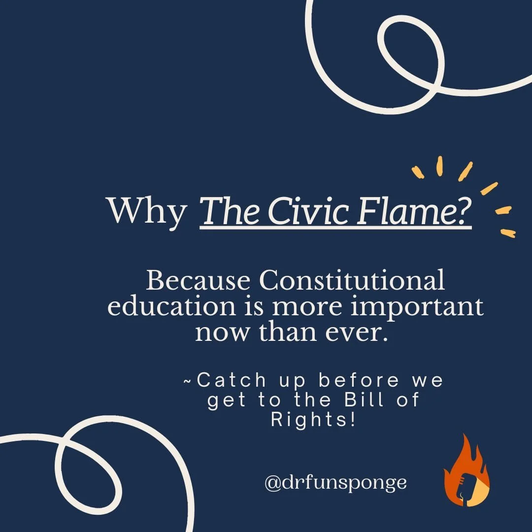 Now more than ever, find The Civic Flame wherever you get your podcasts. #civics #constitution And look out for our #apgov series launching soon!