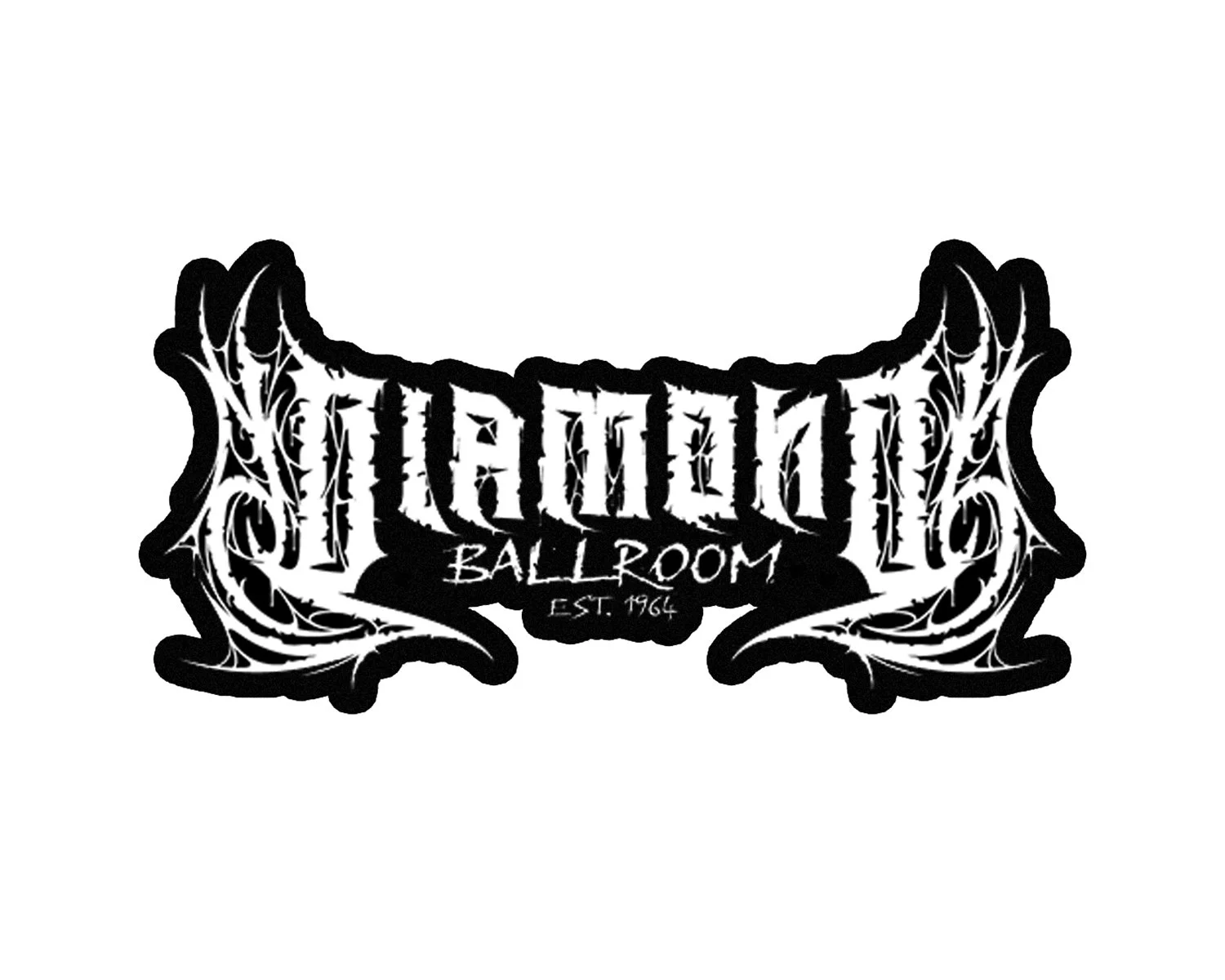 Sticker - White Metal