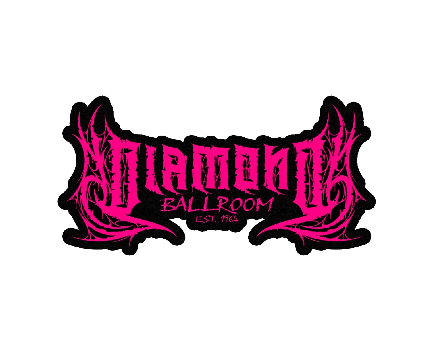 Sticker - Pink Metal