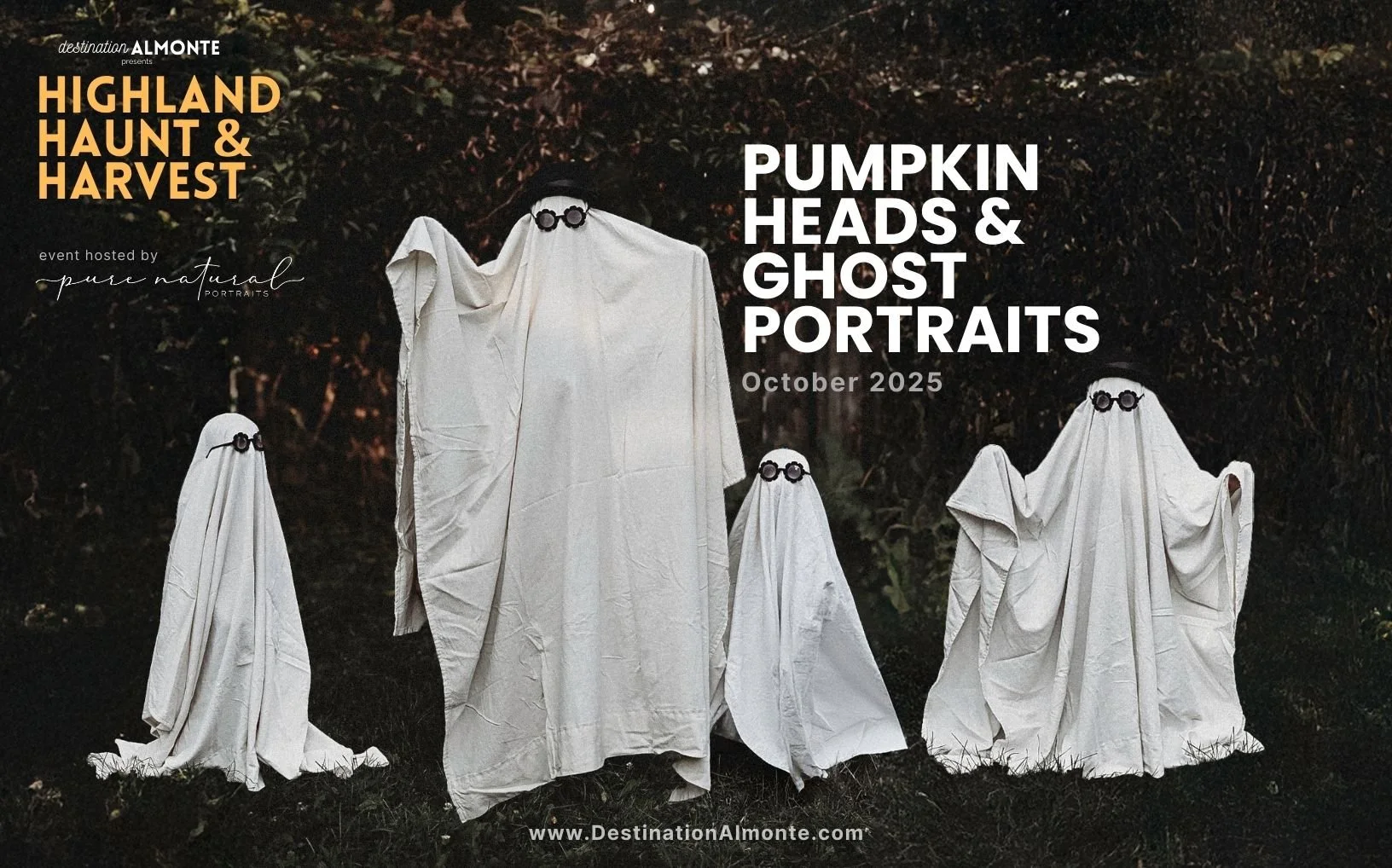 Pumpkin Heads & Ghost Portraits