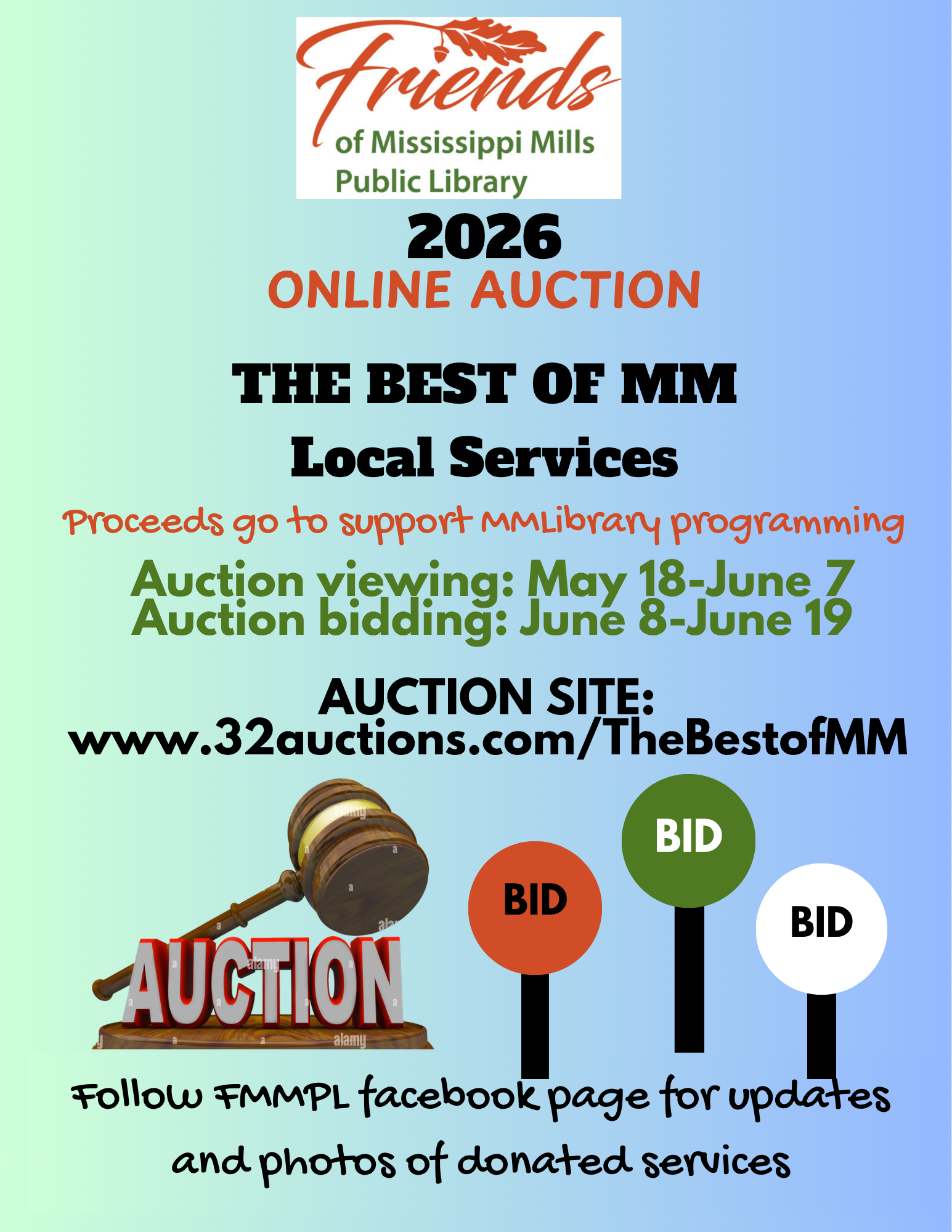 Friends of MMPL Online Auction