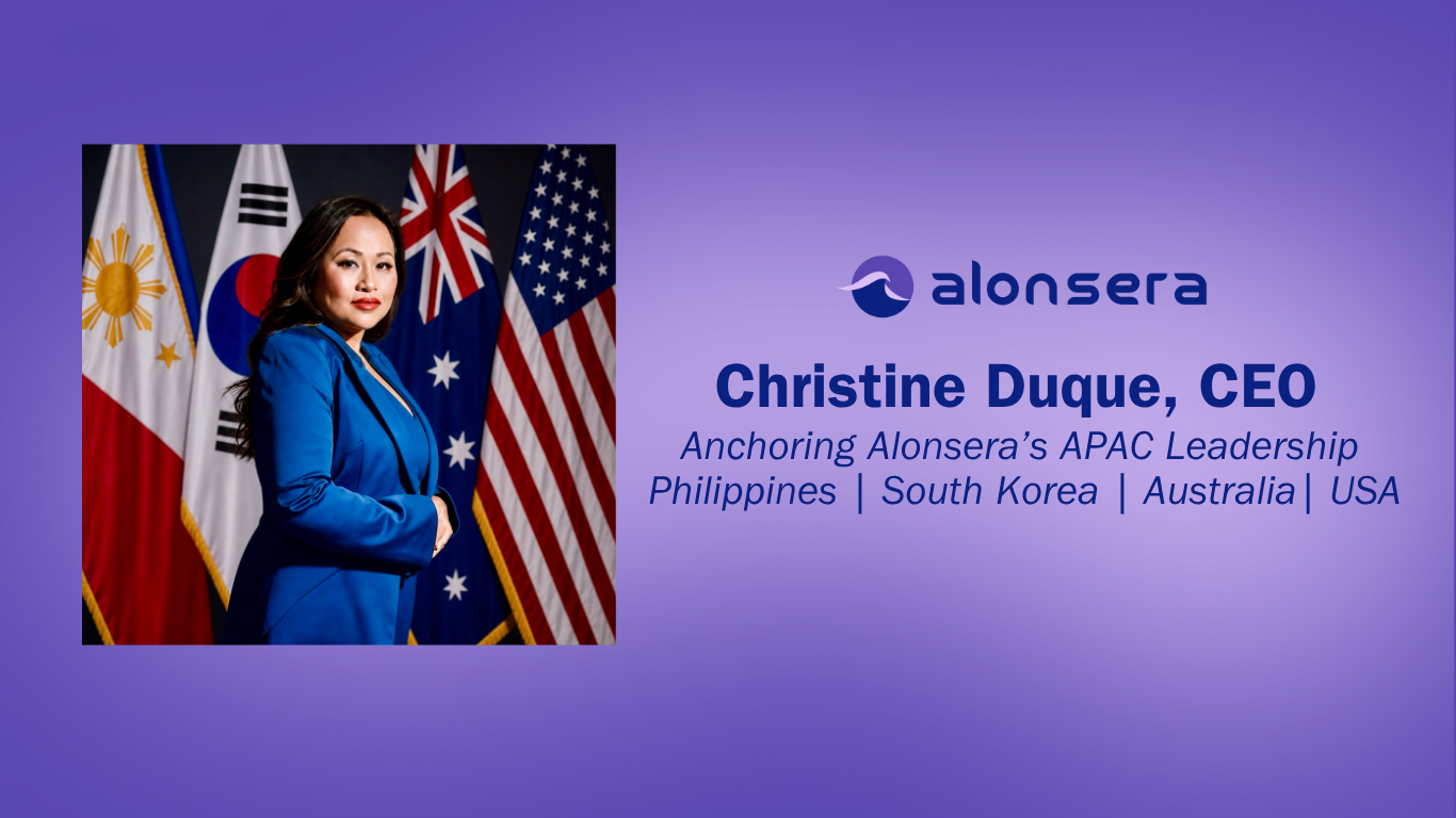 Alonsera CEO Christine Duque to Anchor Leadership Across the Philippines, South Korea and Australia — Reinforcing Asia-Pacific Commitment