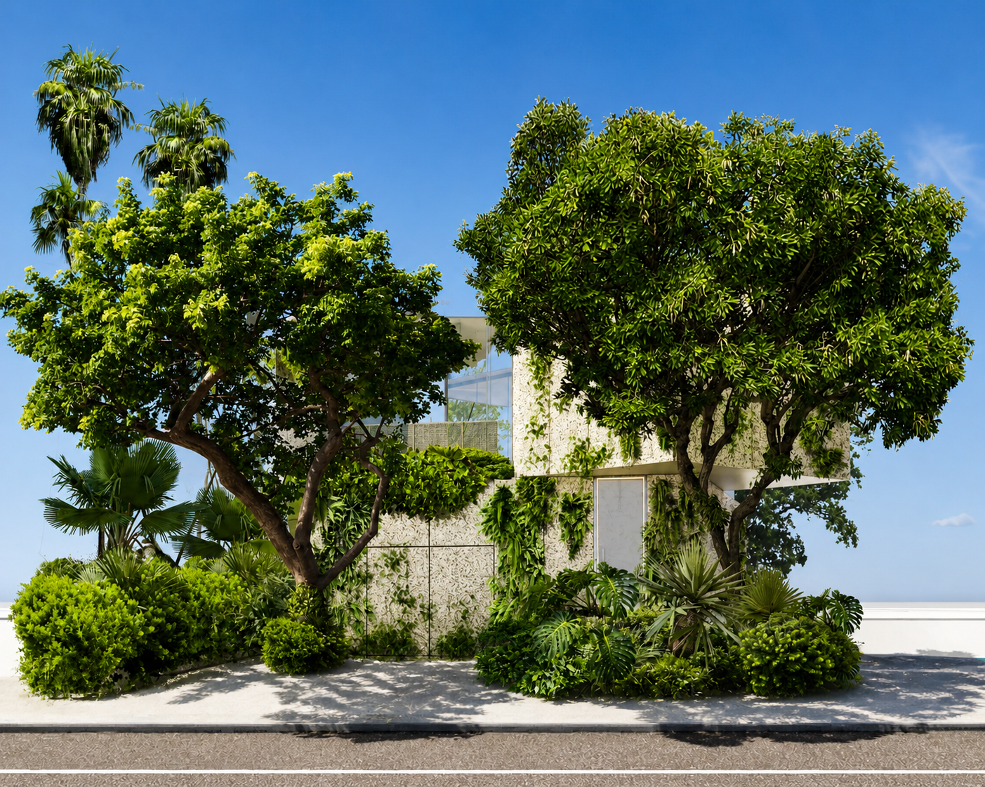 Mirai Garden House With Trees.png