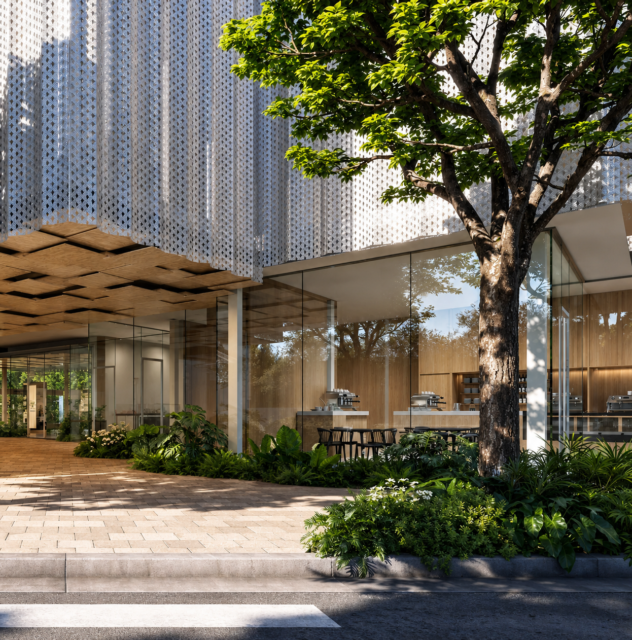 Mirai Street View Looking Into Stores and Hallways.png