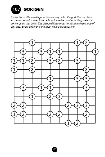 Gokigen puzzle for Puzzle Activity Book for Adults Volume 1