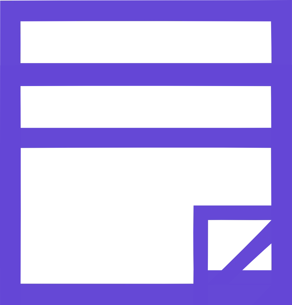 Purple document icon for Challenge Archive