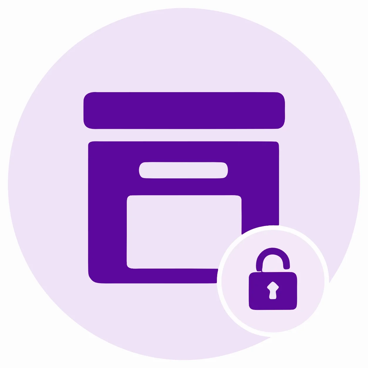 Illustration of a secure puzzle library with a lock icon representing member access to Hare Publishing’s growing library of puzzles.