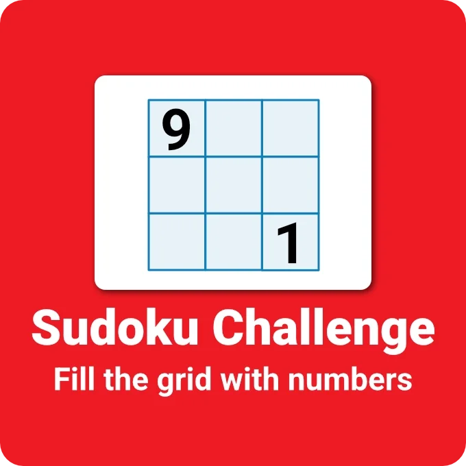 Daily Sudoku Challenge #483