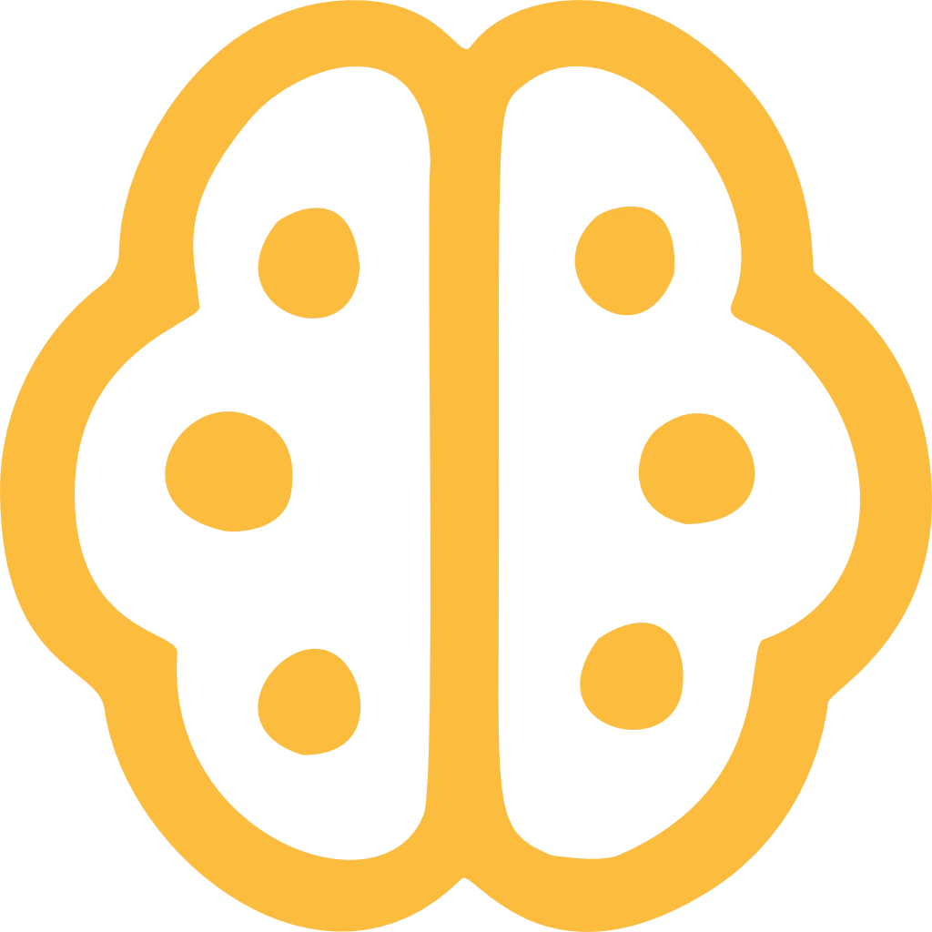 Brain line drawing icon for Sharpen Your Mind