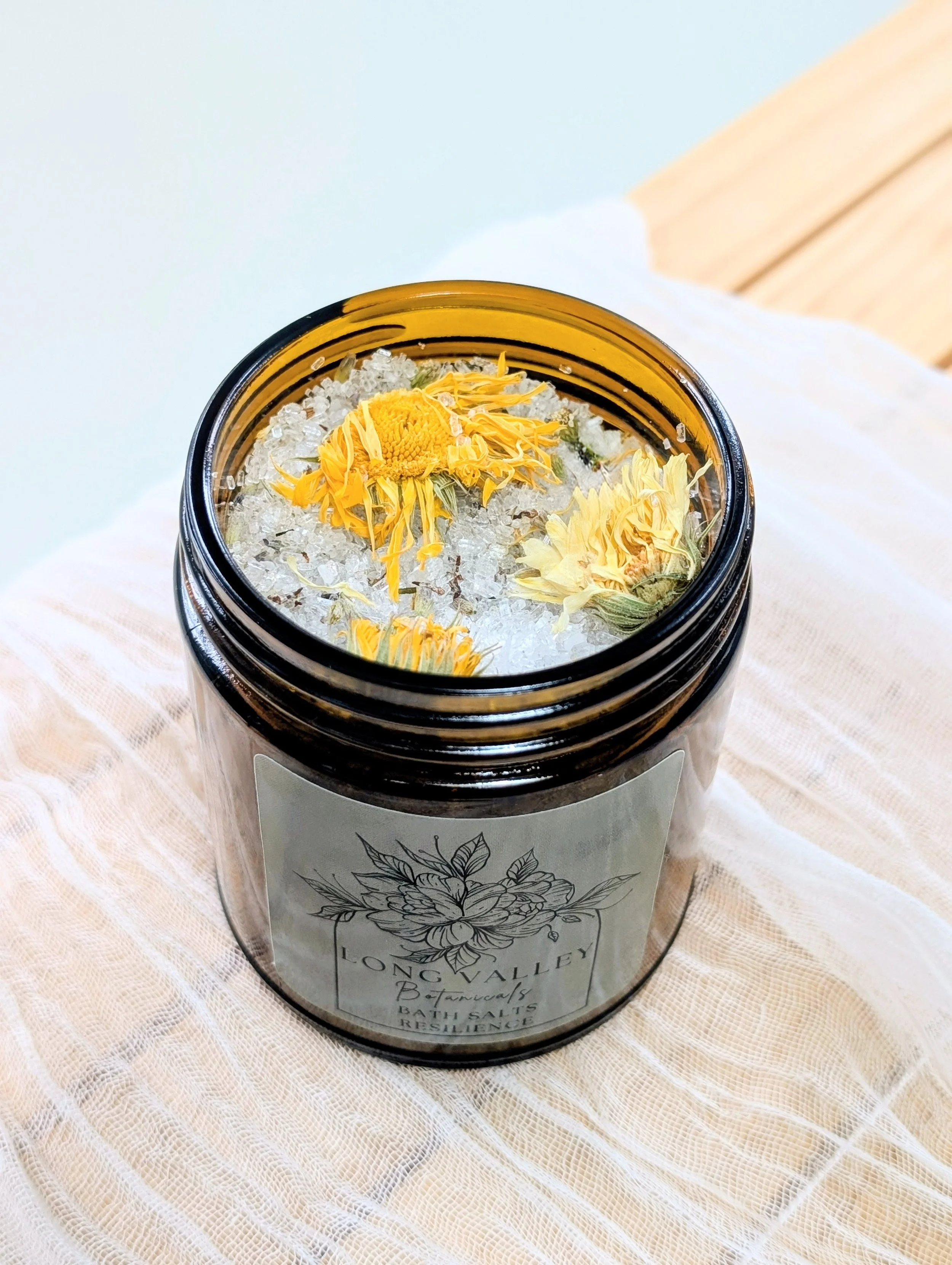 Herbal Bath Salts: Resilience