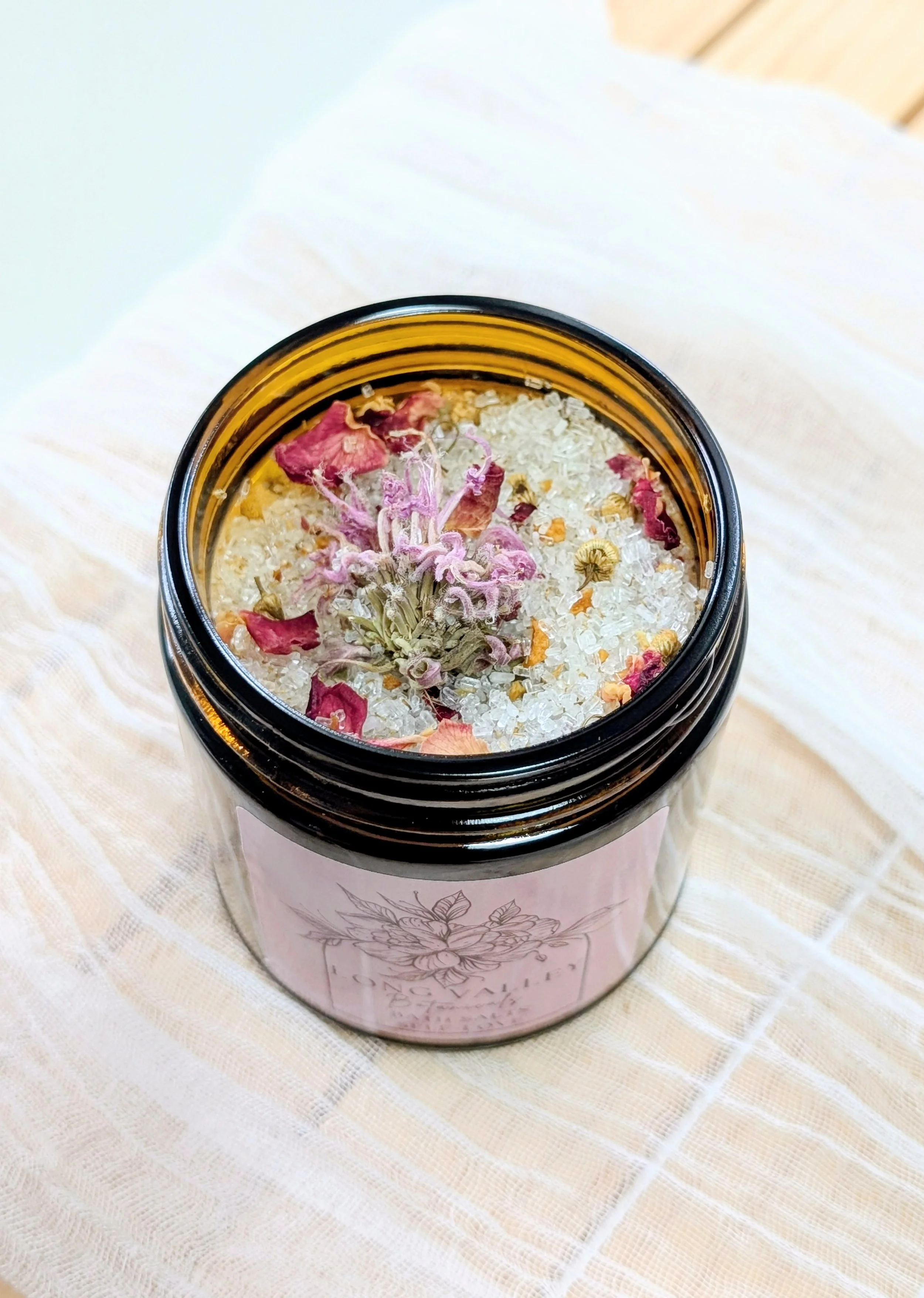 Herbal Bath Salts: Self-Love