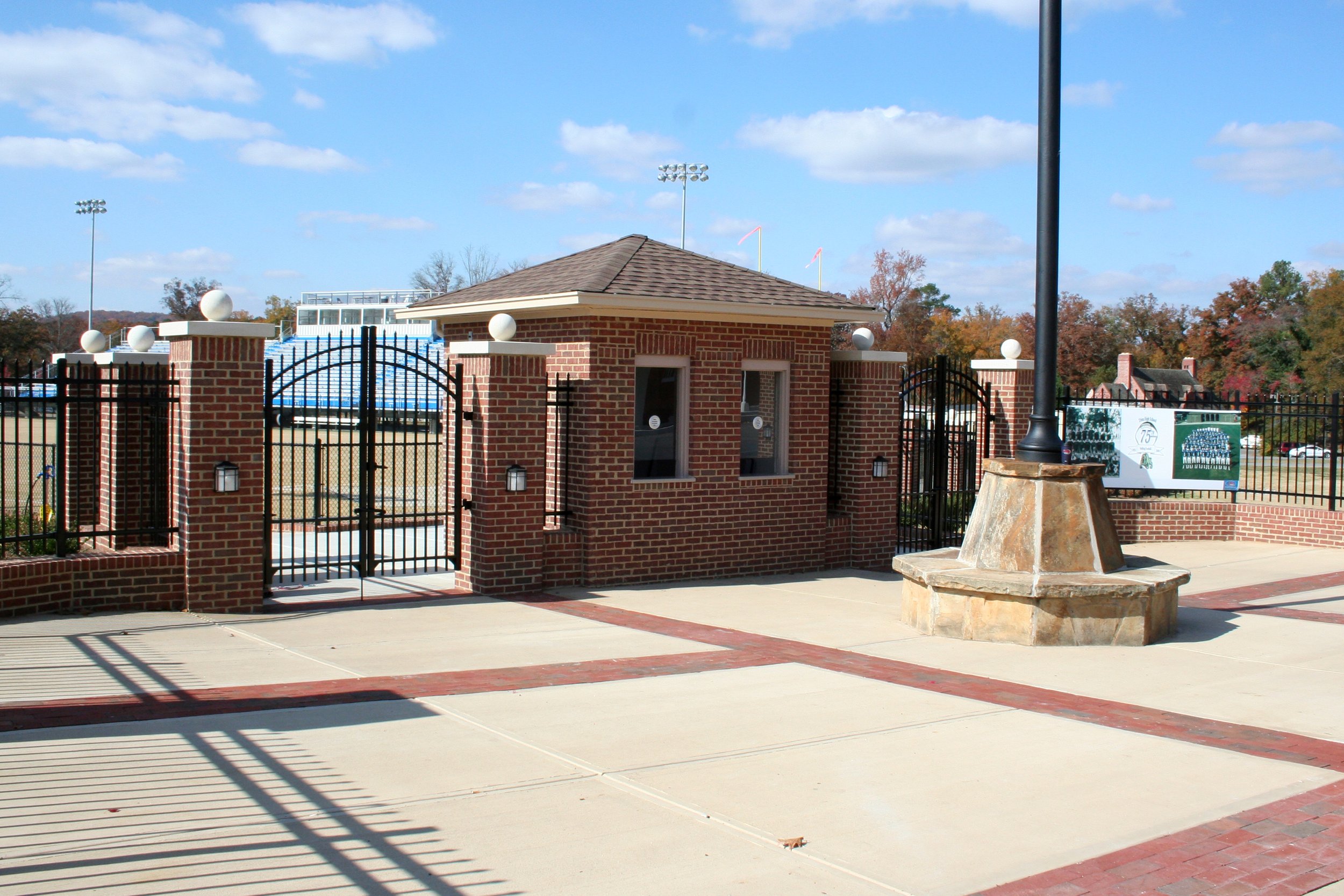 Ticket Booth and Entrance at Trion High School.JPG