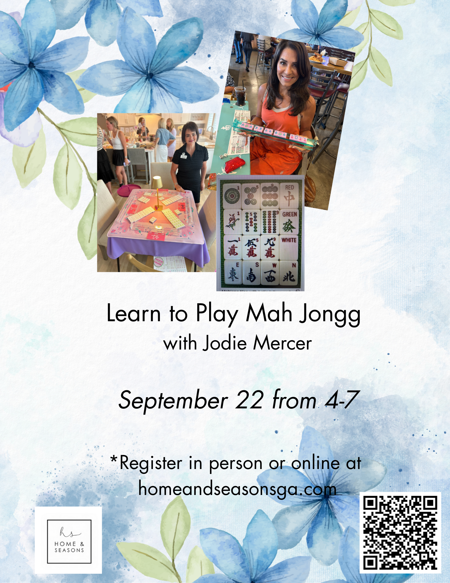 SOLD OUT!! Learn How to Play Mah Jongg! (Beginner)