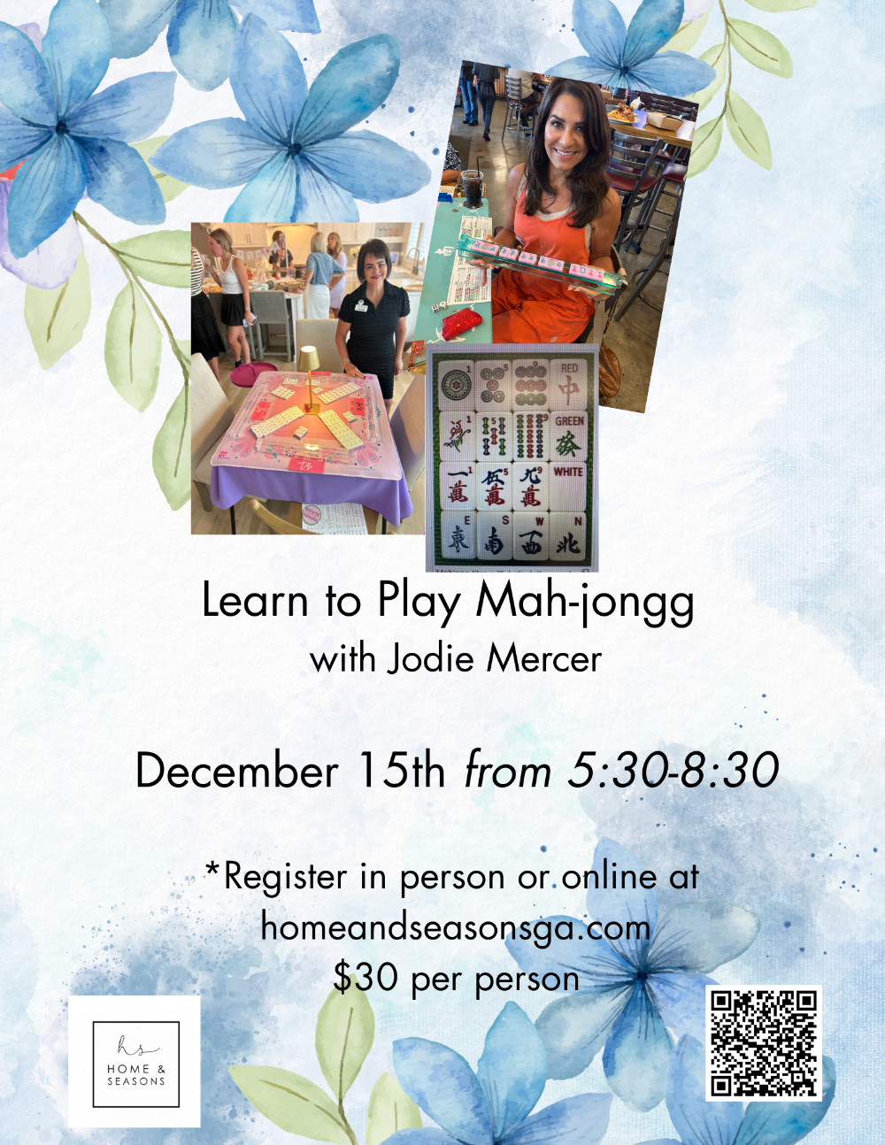 Beginner Mahjong Class - space is limited 