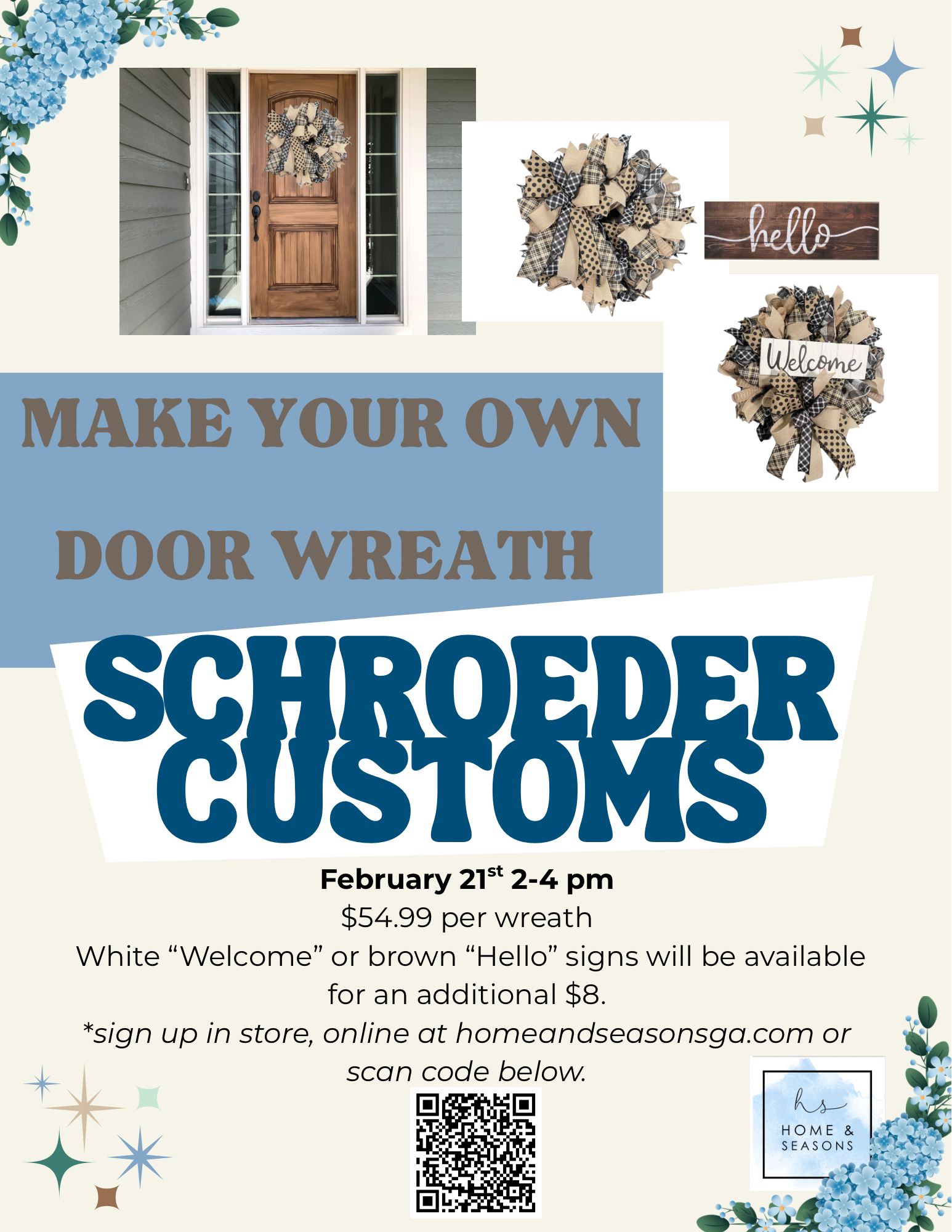 Make Your Own Door Wreath