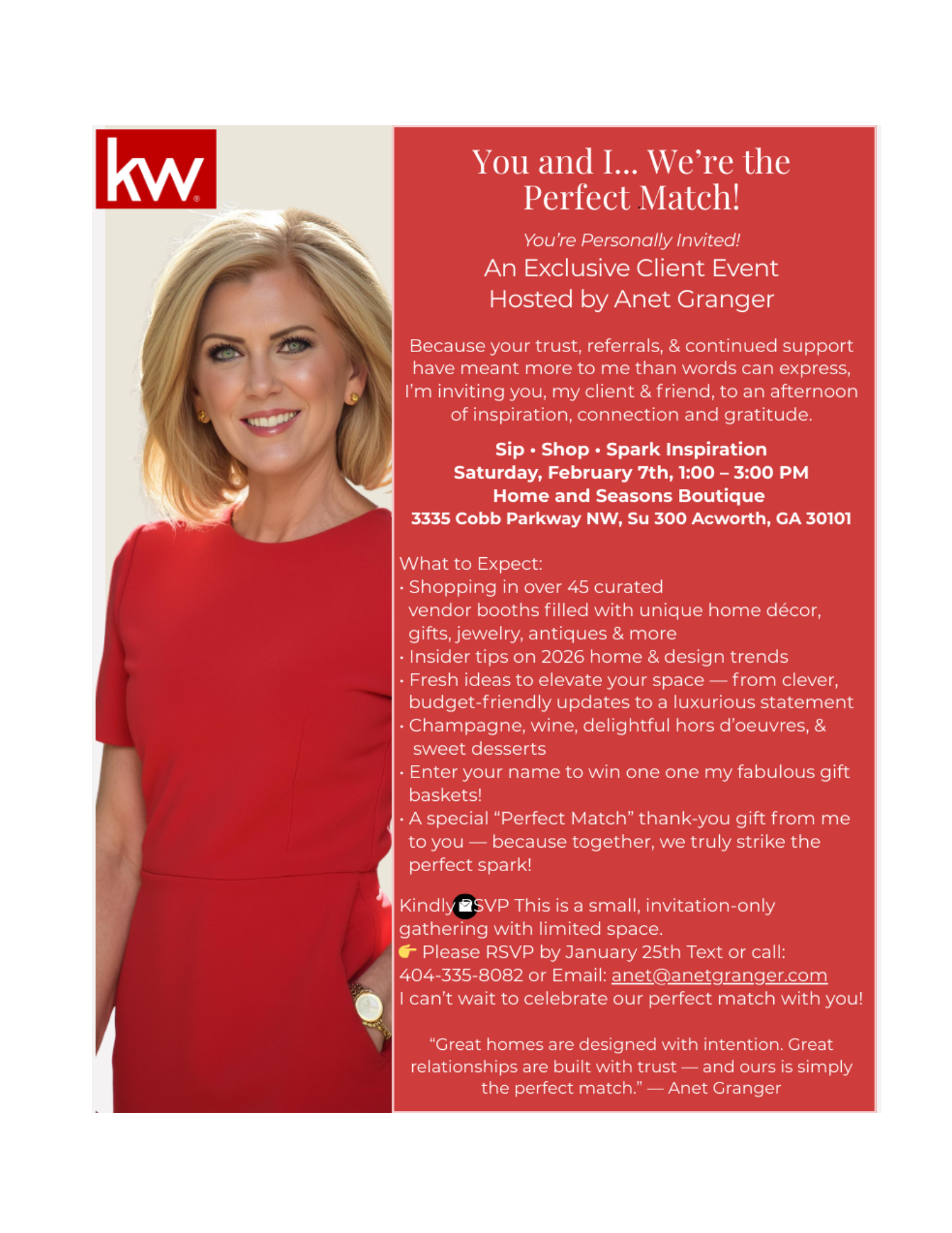 Sip - Shop - Spark Inspiration Event