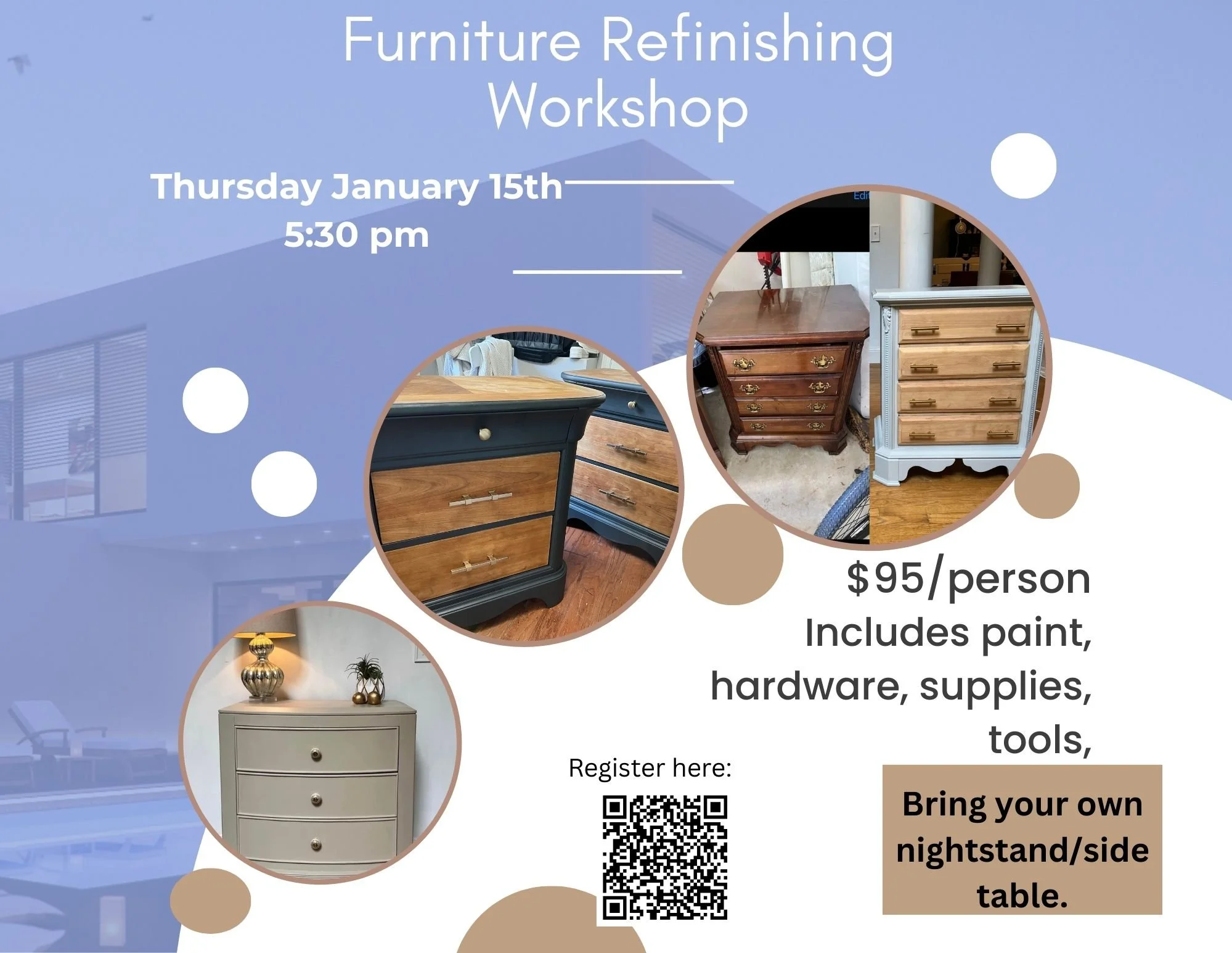 Furniture Refinishing Class