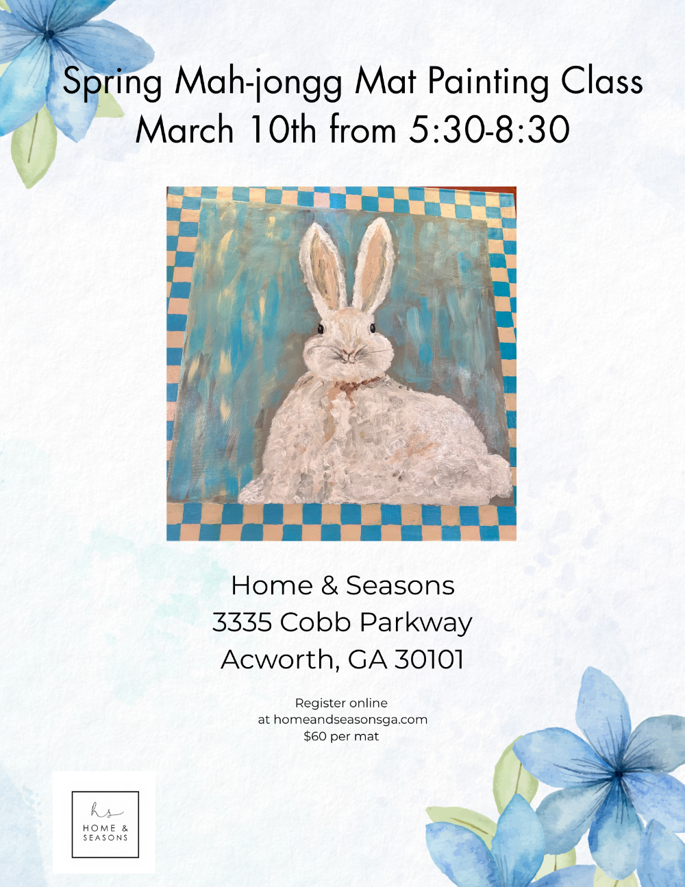 Spring Themed Mat Class