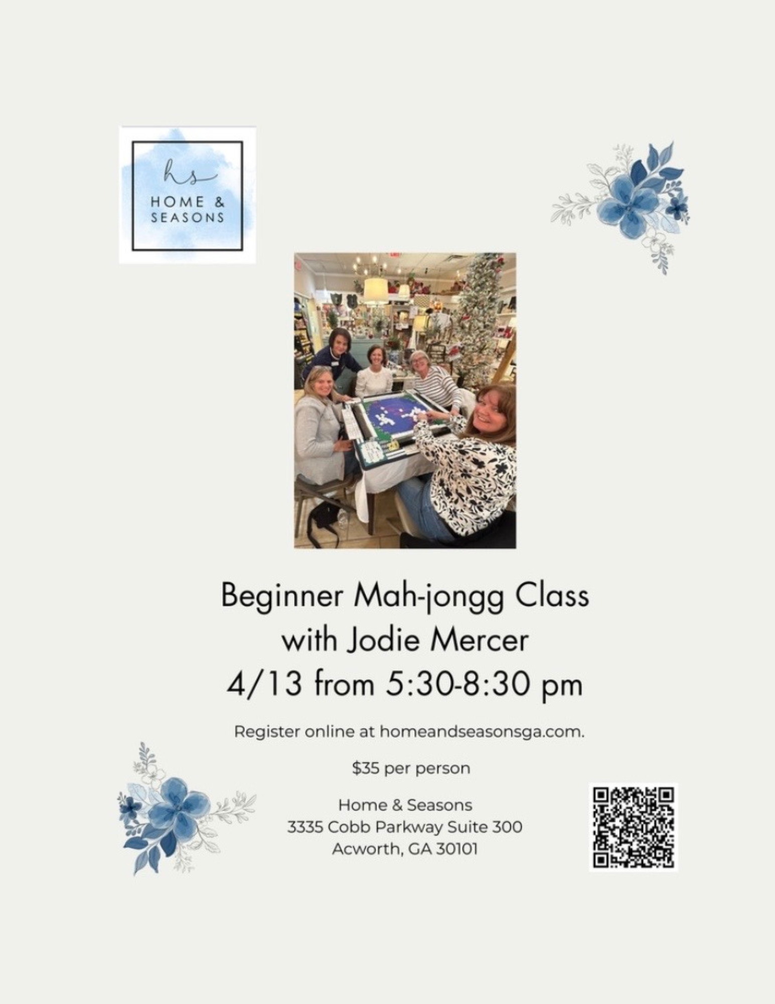 Beginner Mahjong Class- FULL