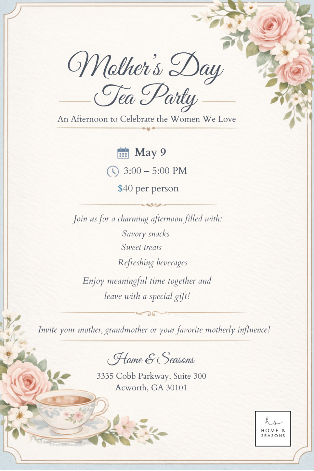 Mother's Day Tea Party