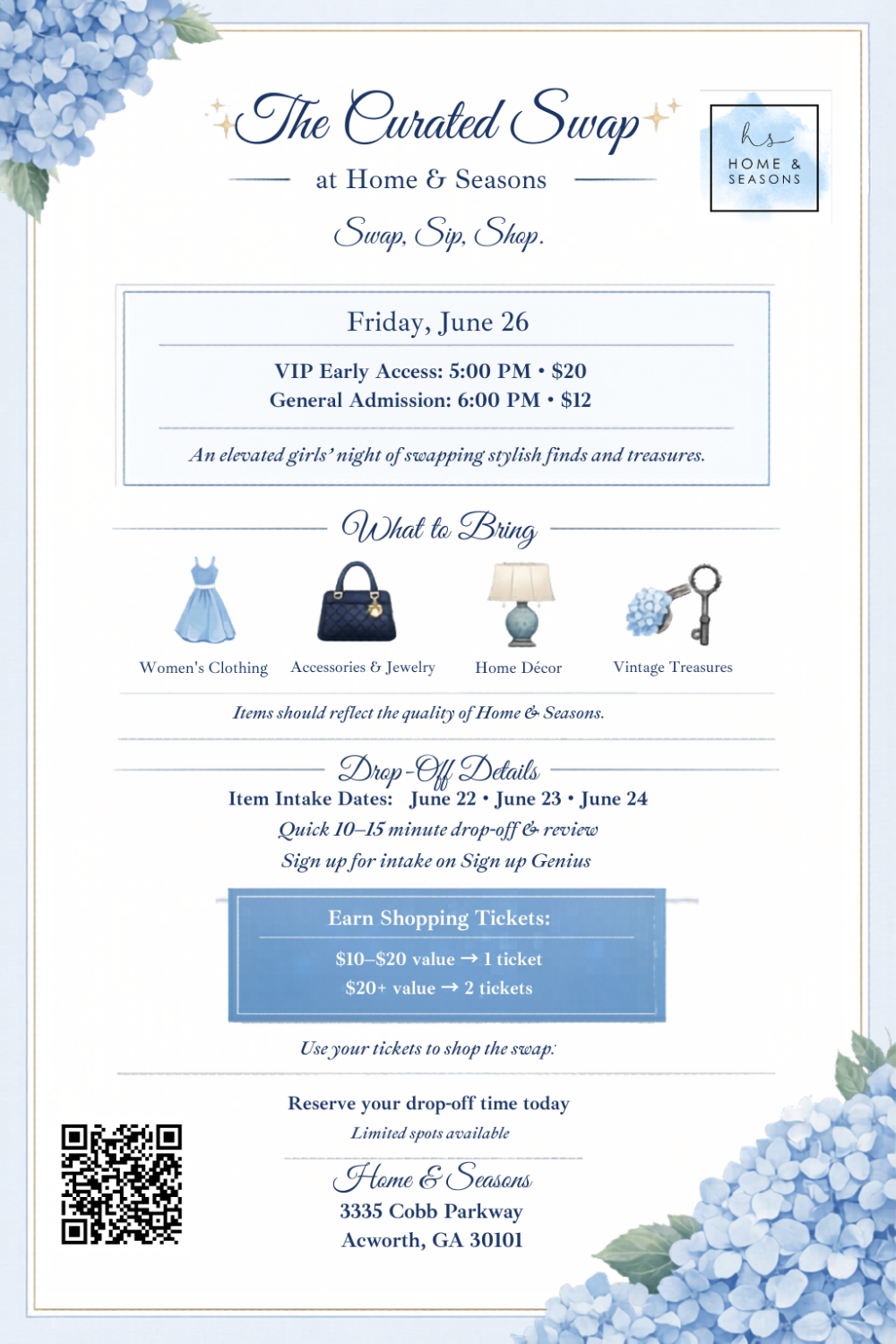 H &amp; S The Curated Swap - VIP Early Access