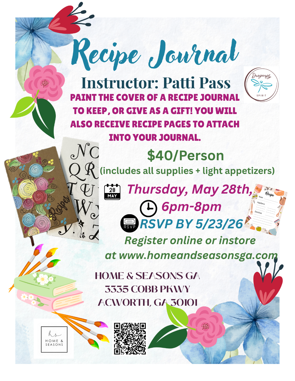 Kraft Journal or Recipe Box Class