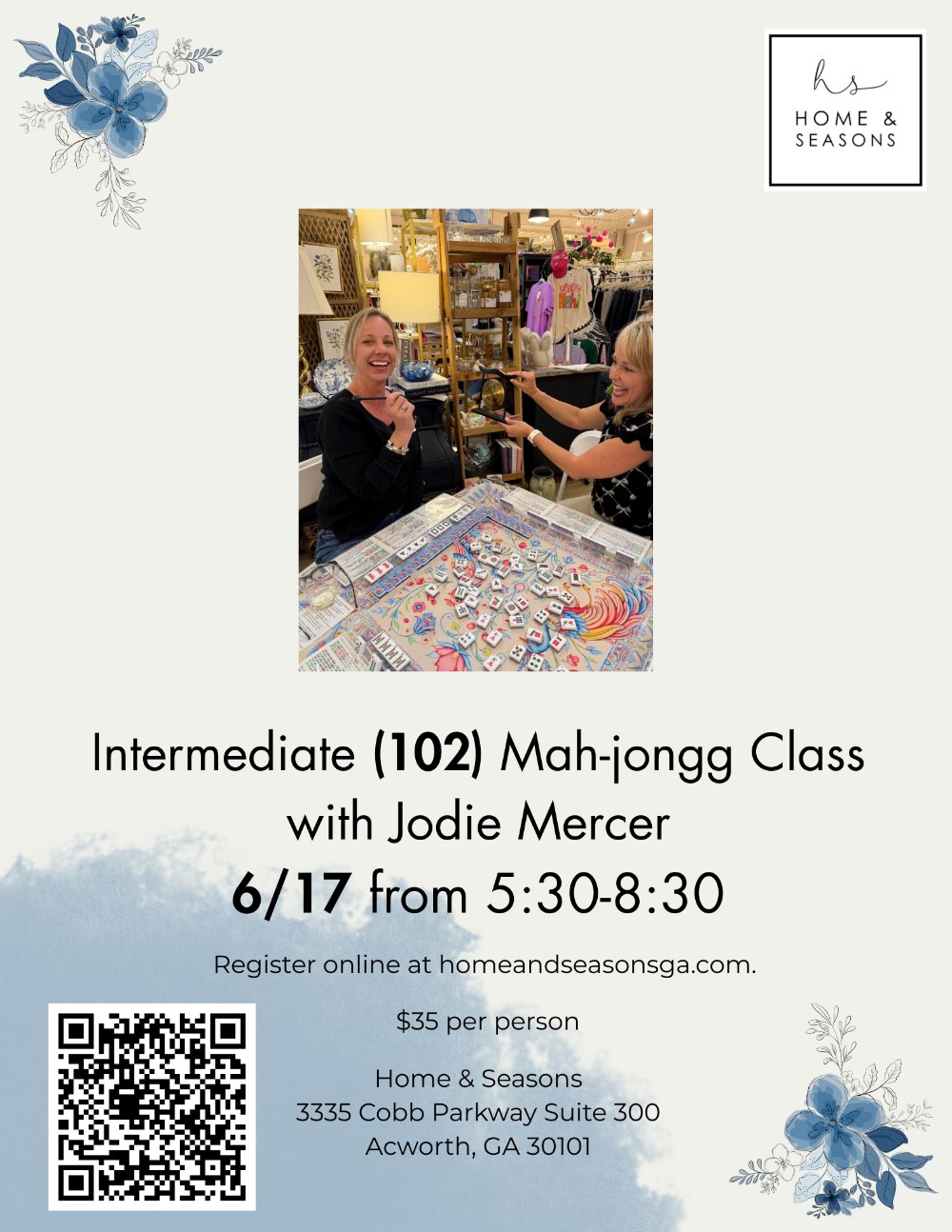 Intermediate Mah-jongg (102) Class 