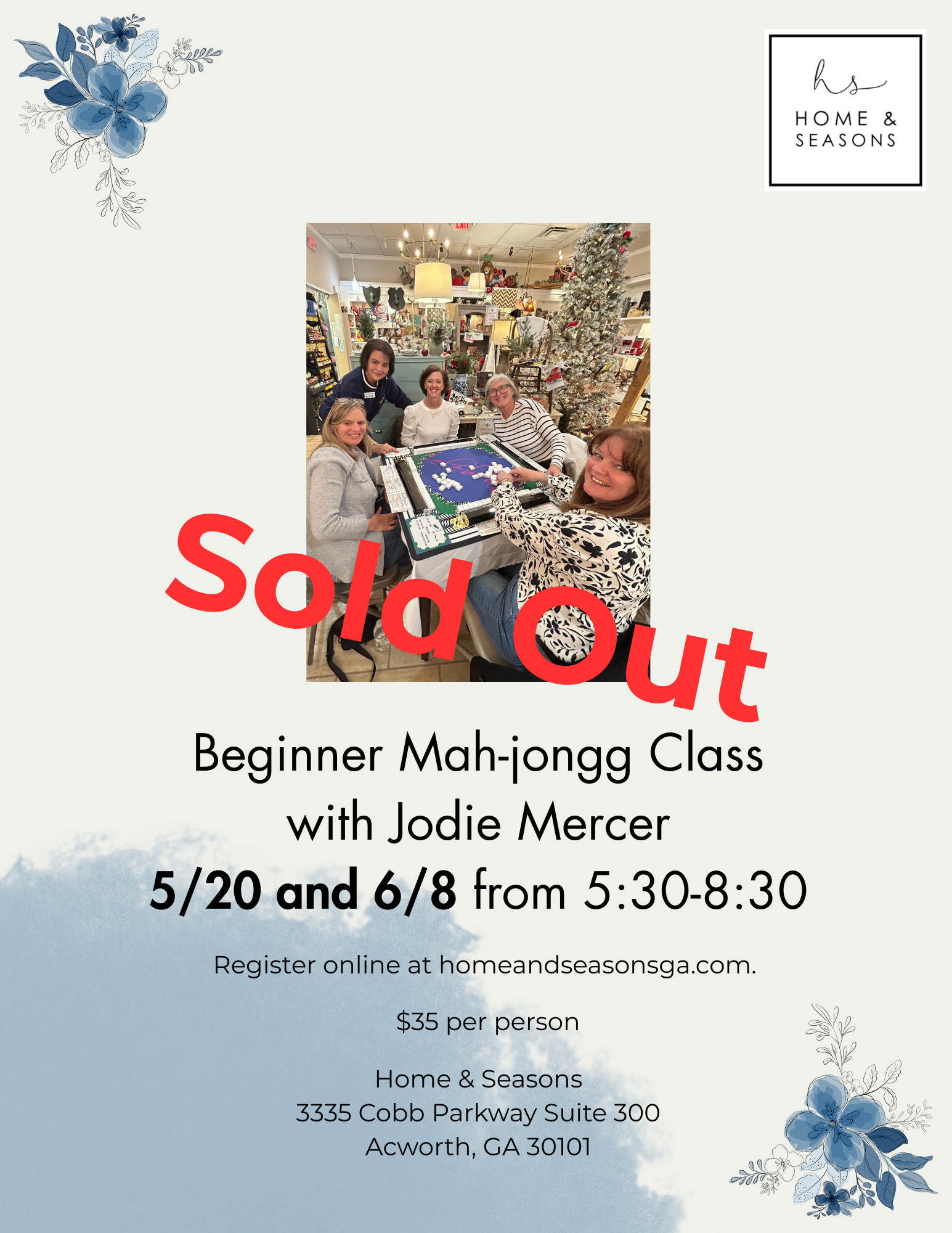 SOLD OUT - Beginner Mahjong Class